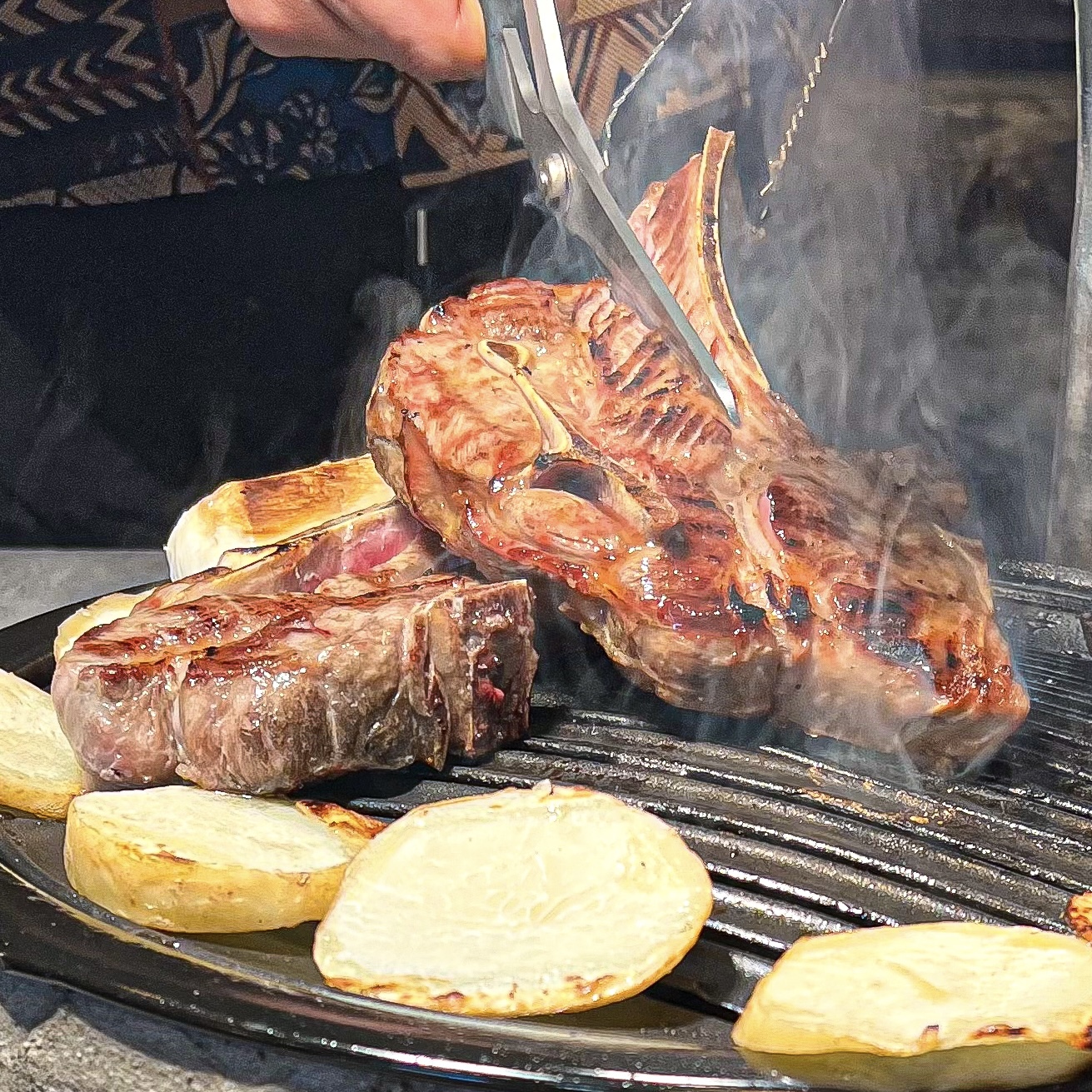 Yang Michelin butter aged lamb chops