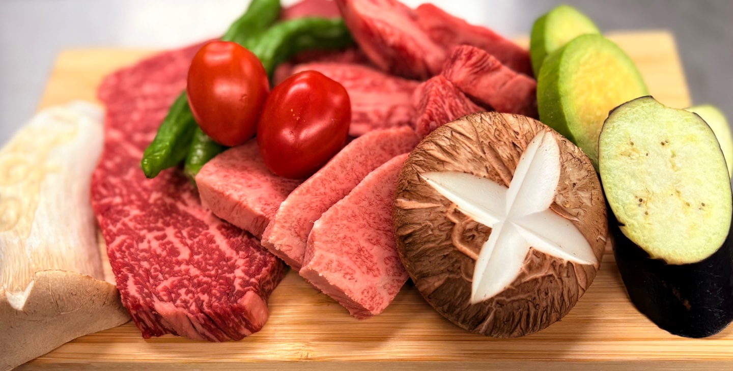 Howoojung Yeouidoの高級牛肉とホルモンセット