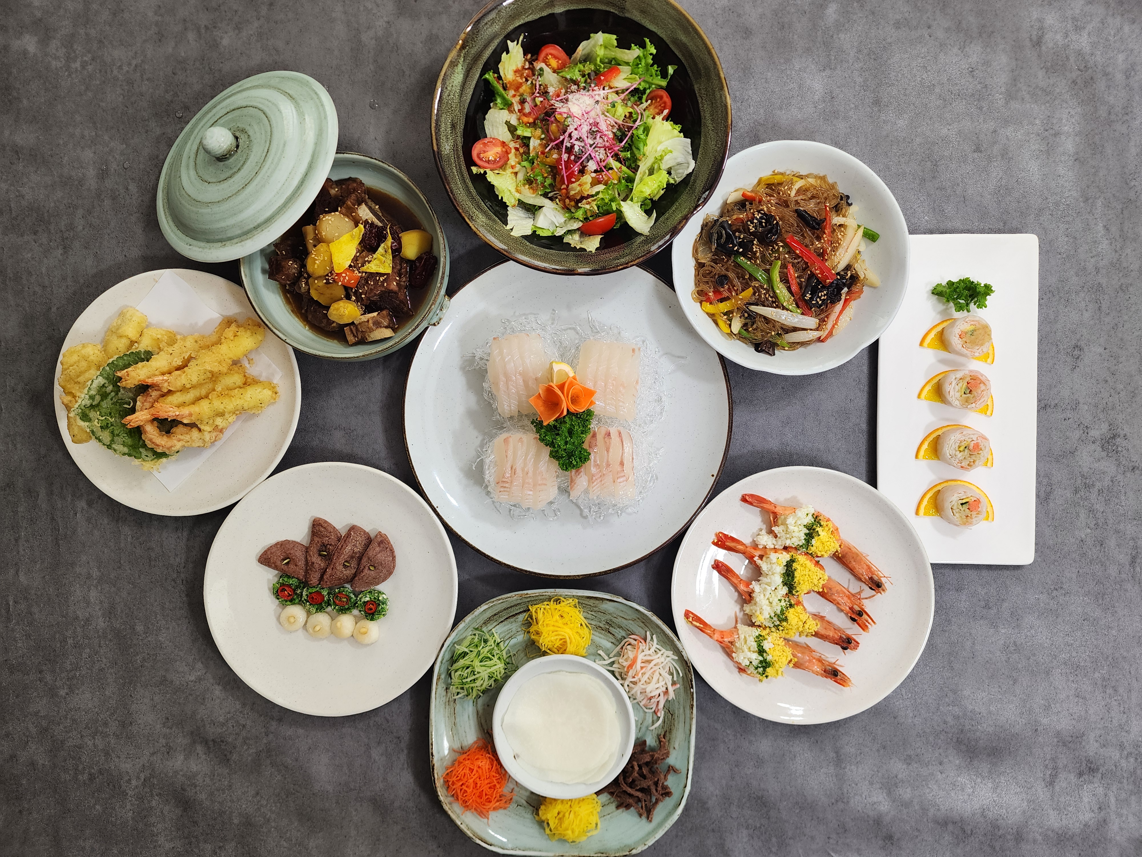 Daon Dining private-room hanjeongsik setting