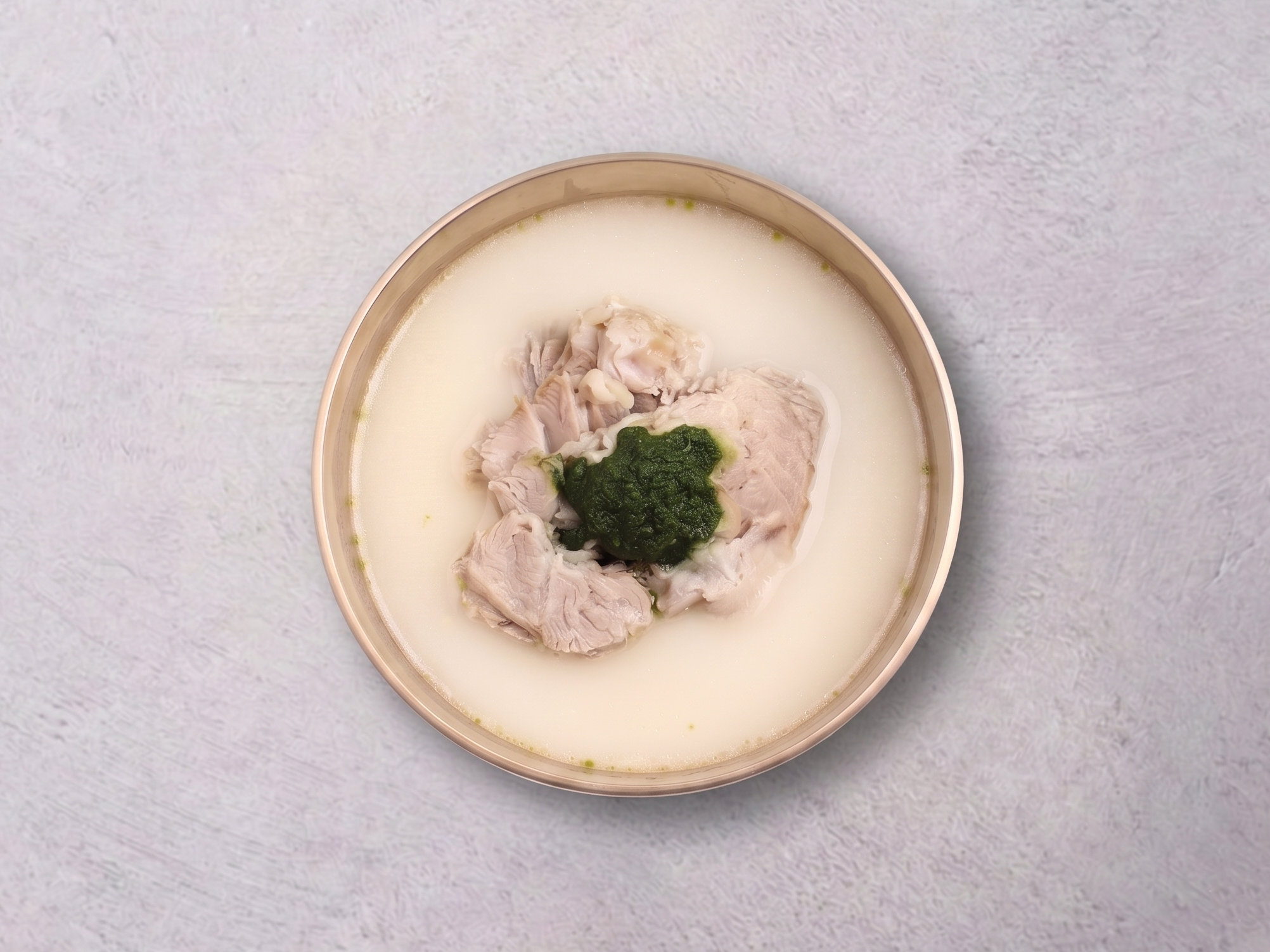 Banga soup with rice (signature menu)