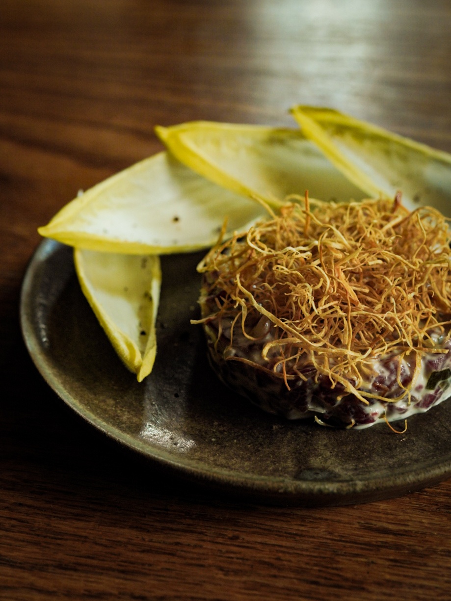 Mckenzie wine bar with applewood barbecue and candle-lit interior