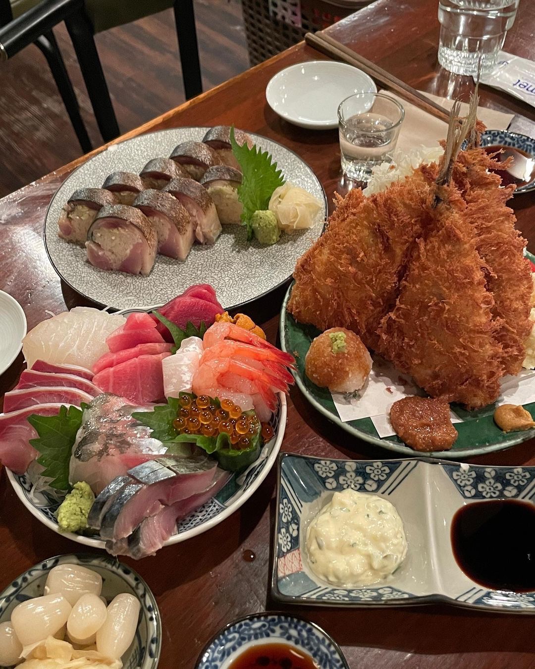 Izakaya Dongkkun 餐點含海膽與溫熱地瓜