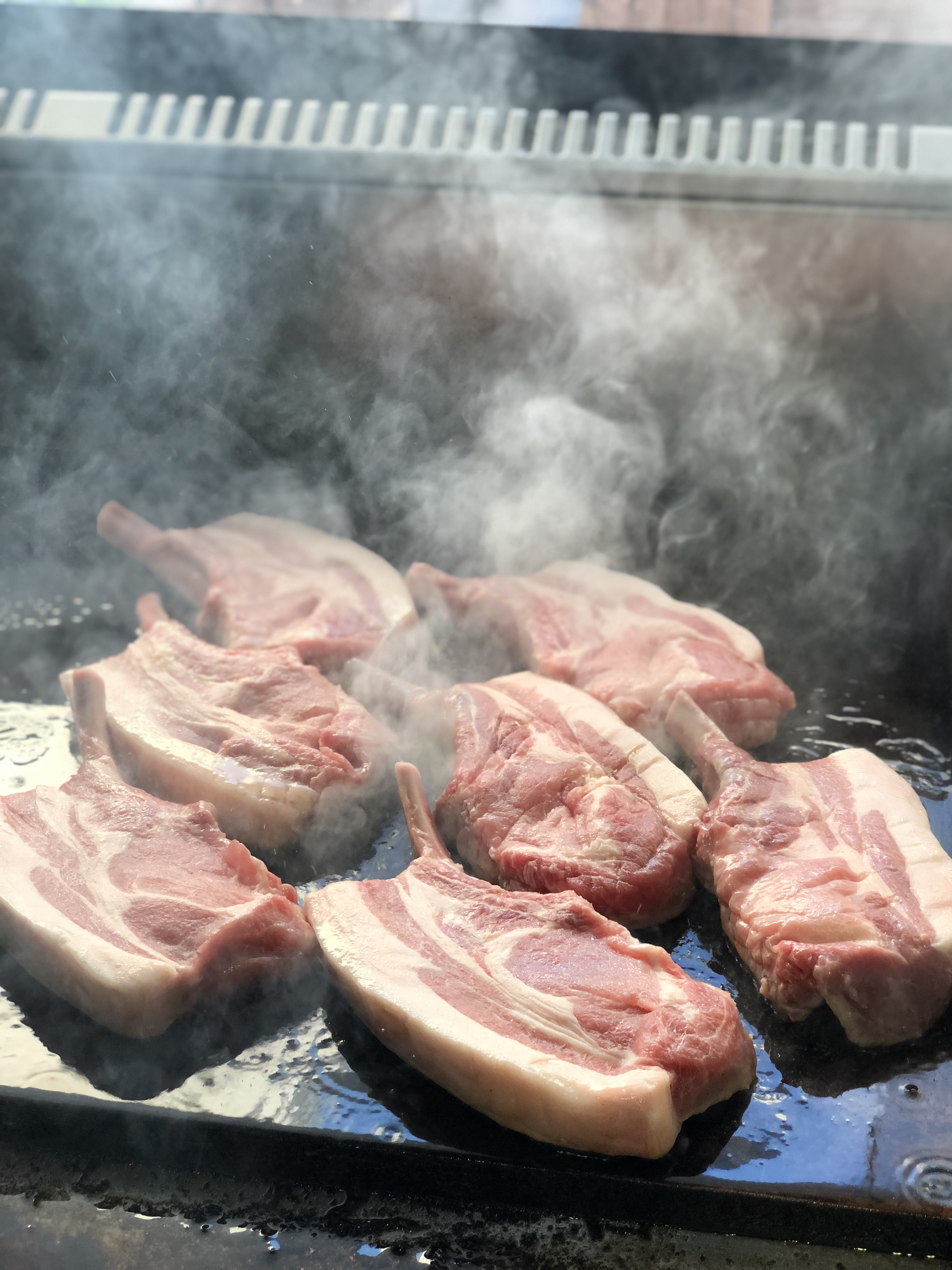 CROWN PIG Jeju black pork beautifully seared with sides - Image 4