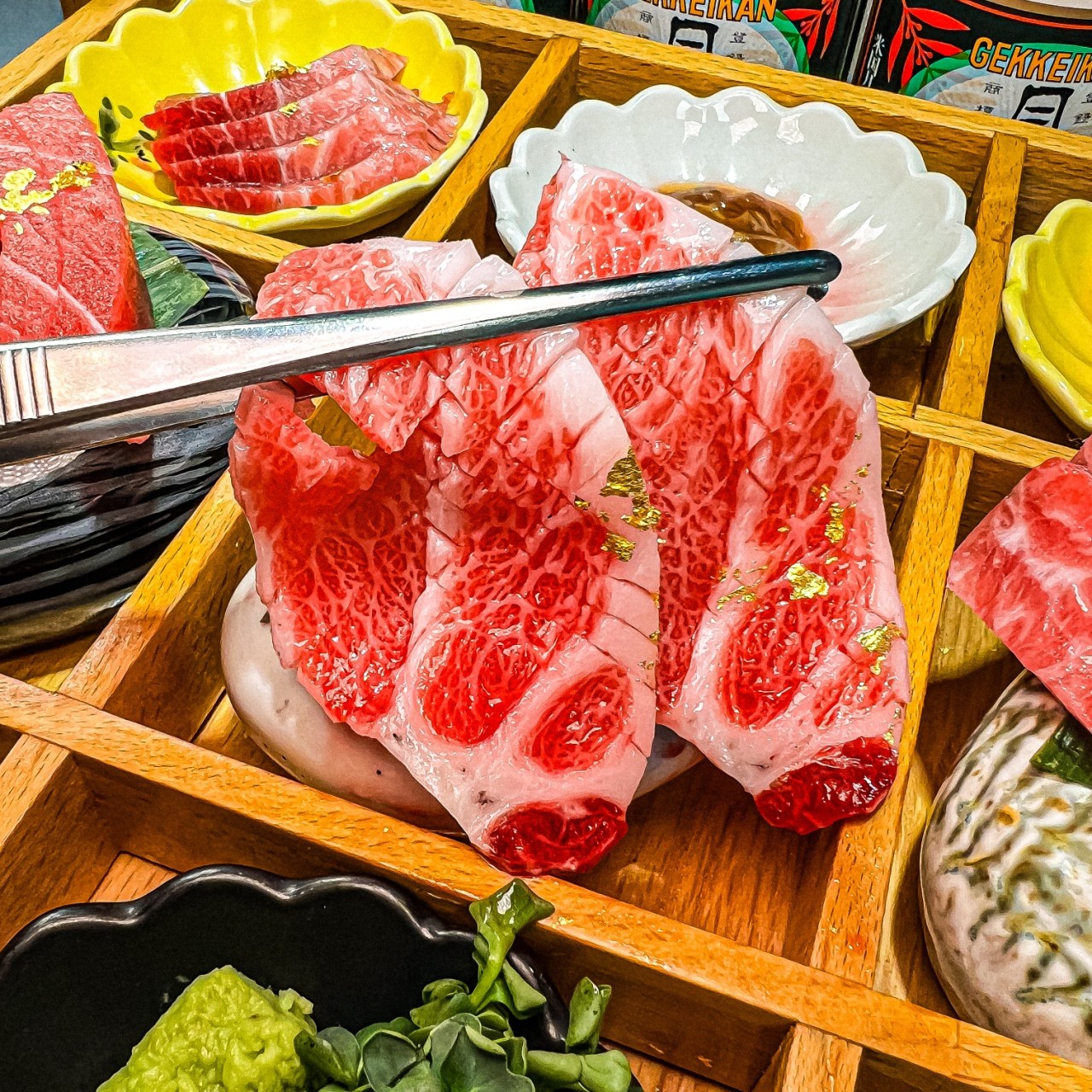 Dowon Tuna Gangnam sashimi platter with premium cuts