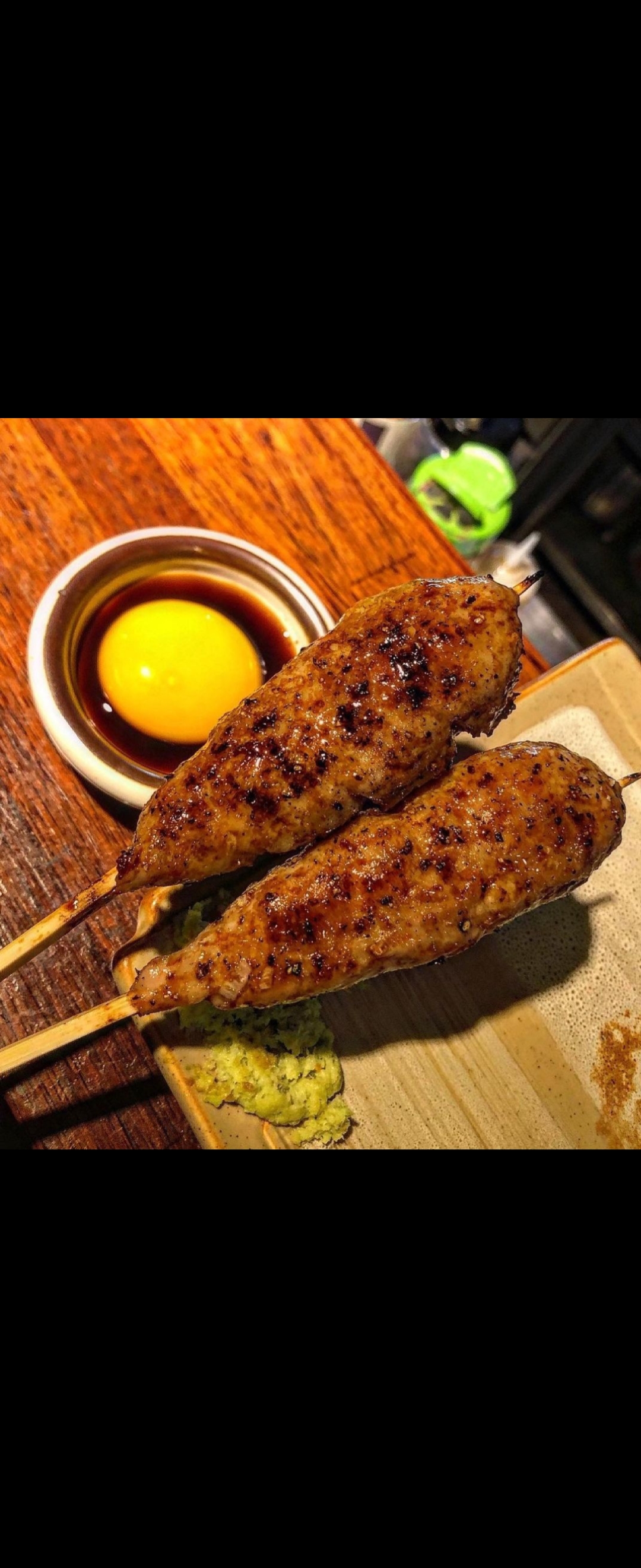 Yakitori Lee binchotan-grilled skewers and ochazuke night scene