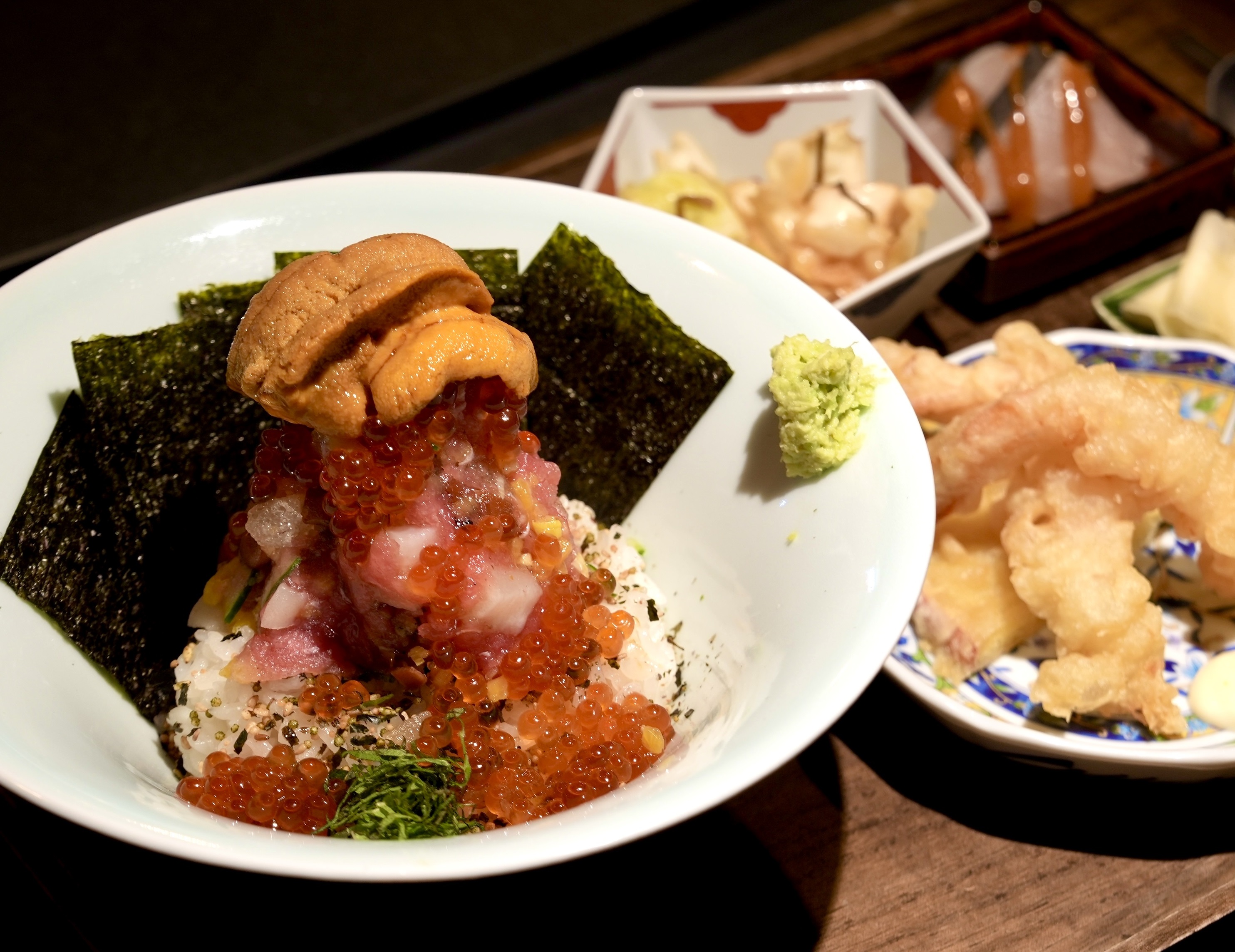 ミルドサン カウンター席とねぎトロ丼