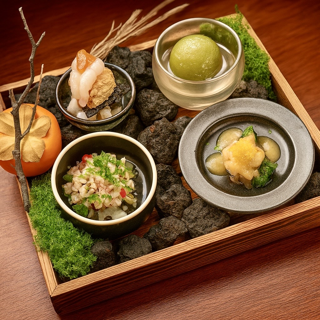 食順位於合井的季節性日式套餐