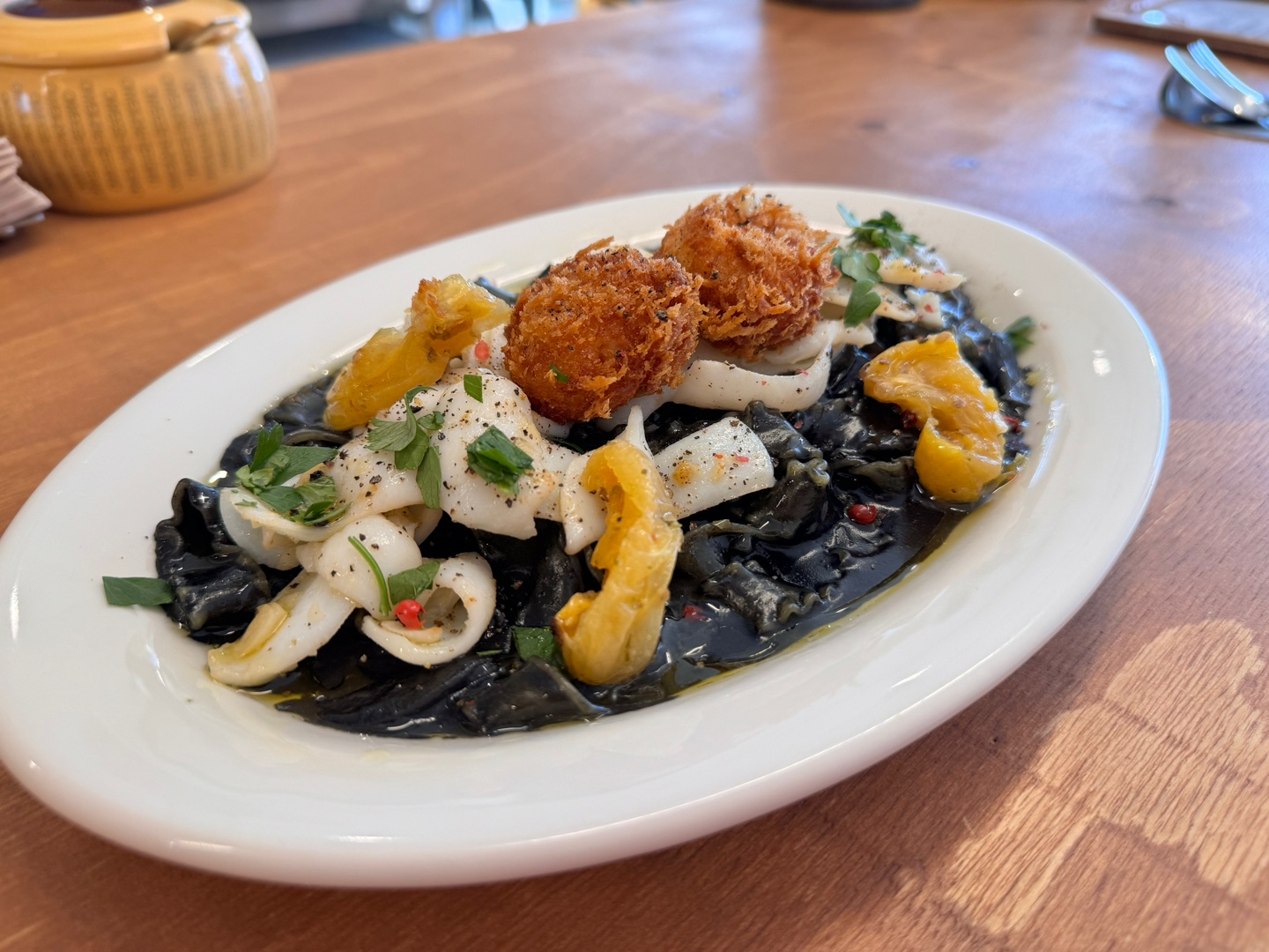 HASTA's handmade pasta plated simply