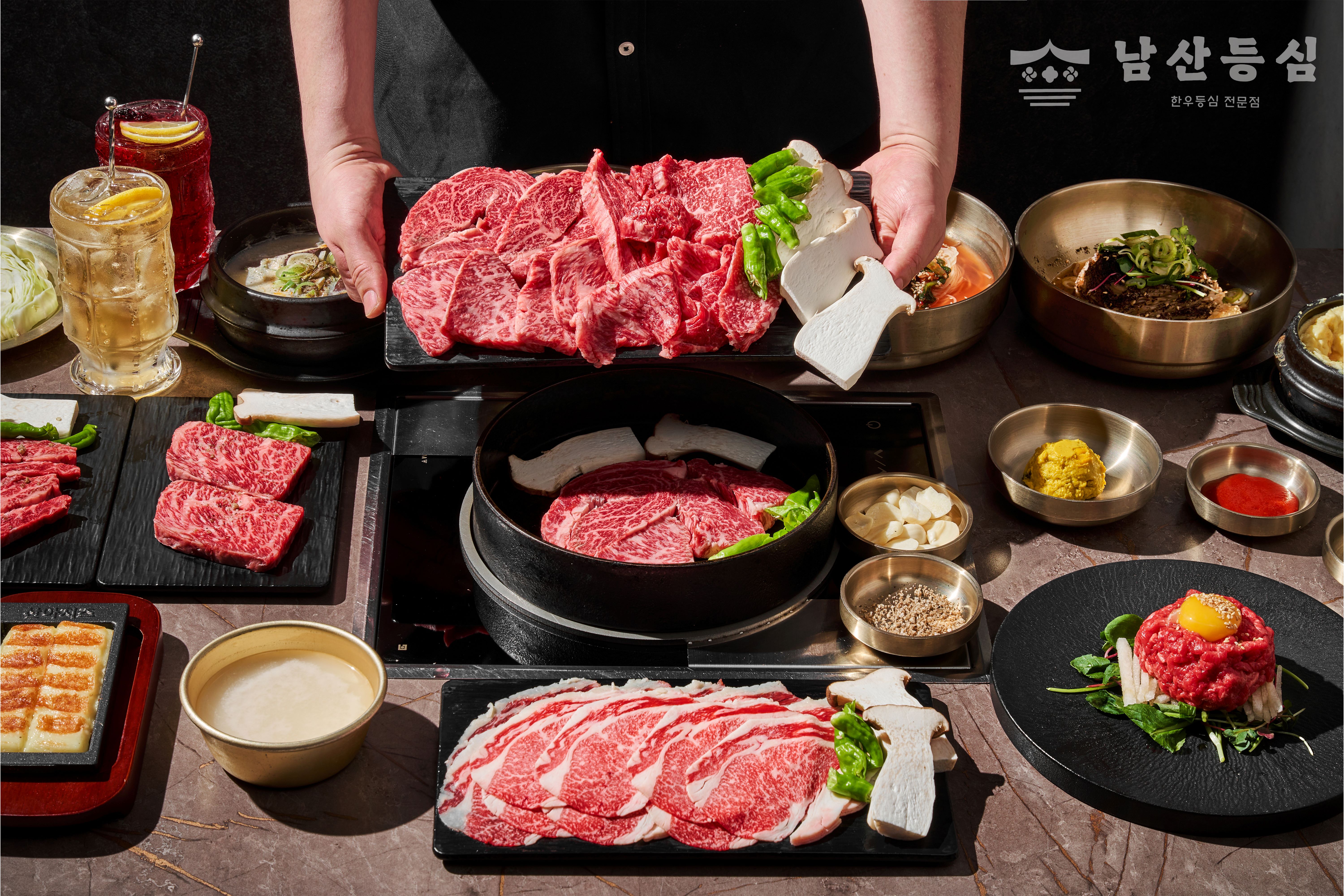 南山等心 焼き用の韓牛サーロインカット