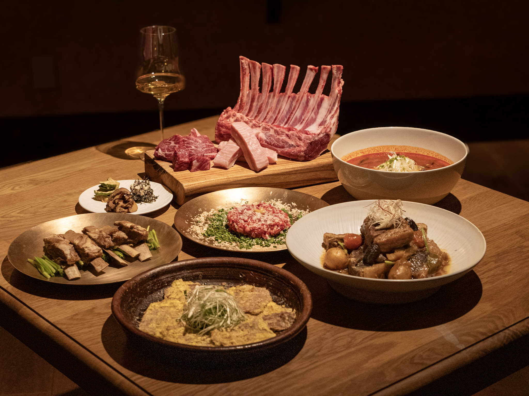 Generous meat-forward share plates at BODA near Seoul Forest