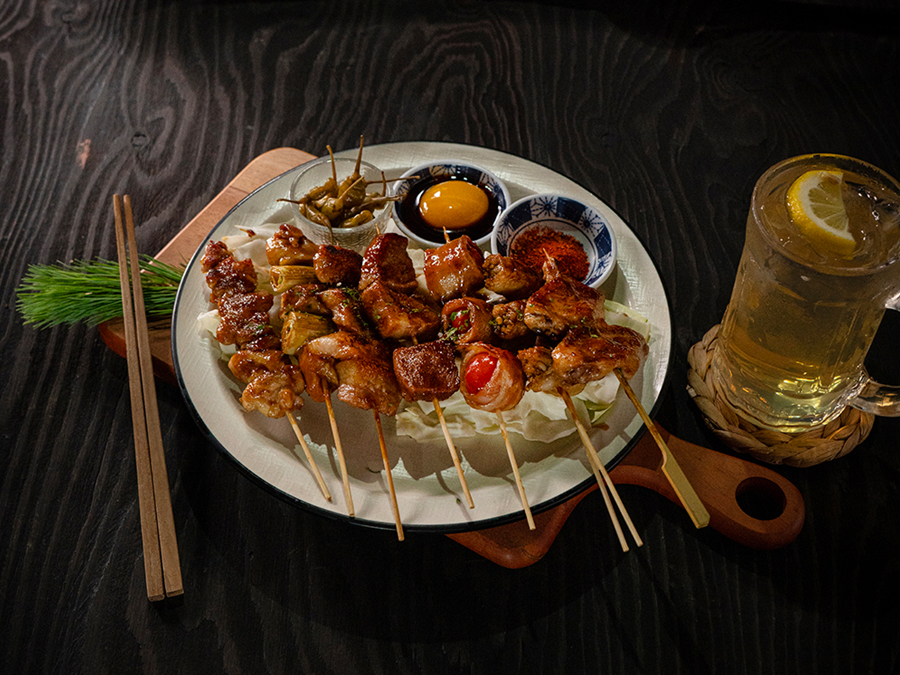 Izakaya Namu Sadang quiet room with small plates and sake