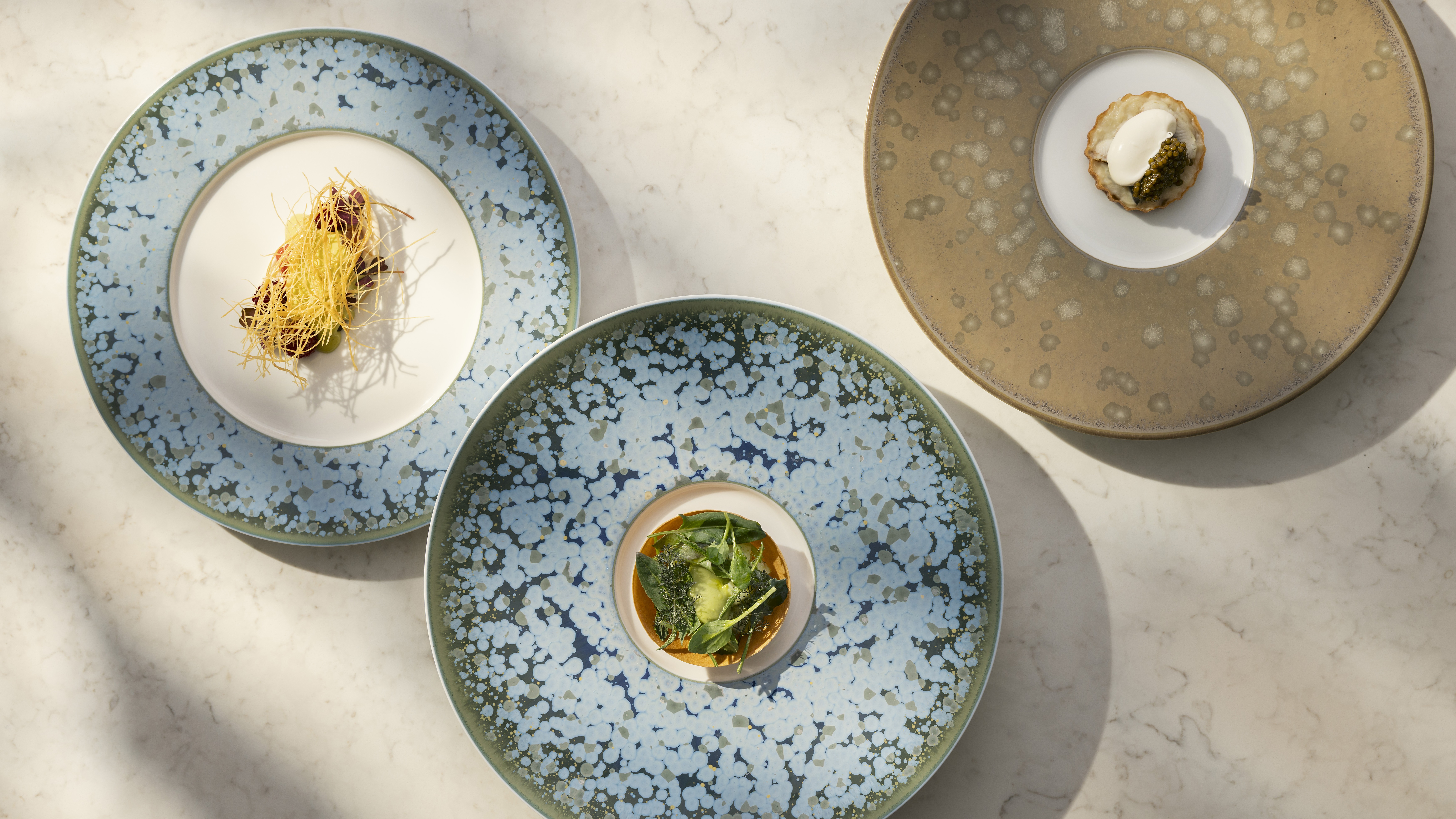 Festa by Choonghu elegant dining room at Banyan Tree with contemporary plating