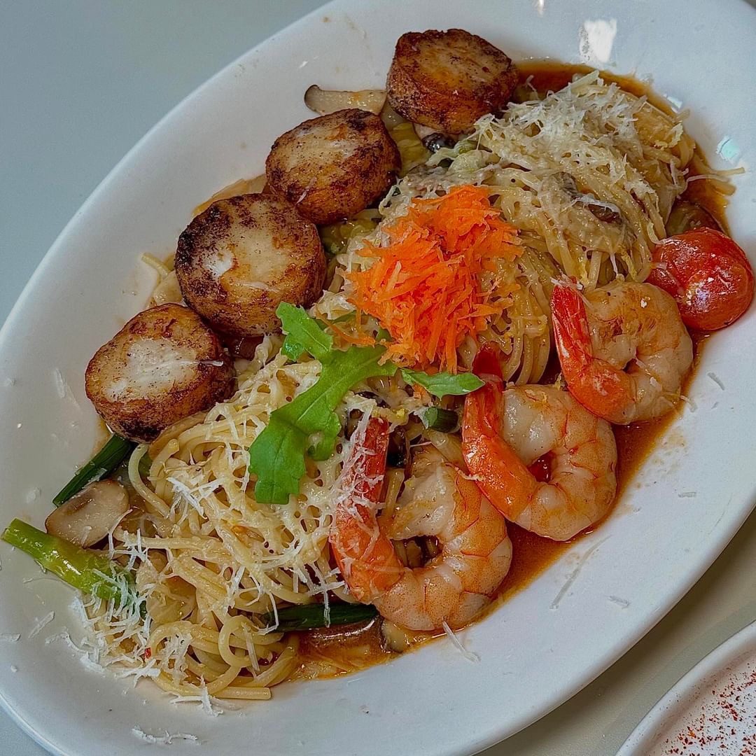 Smith's Farmhouse octopus steak and gnocchi plated in Haeundae