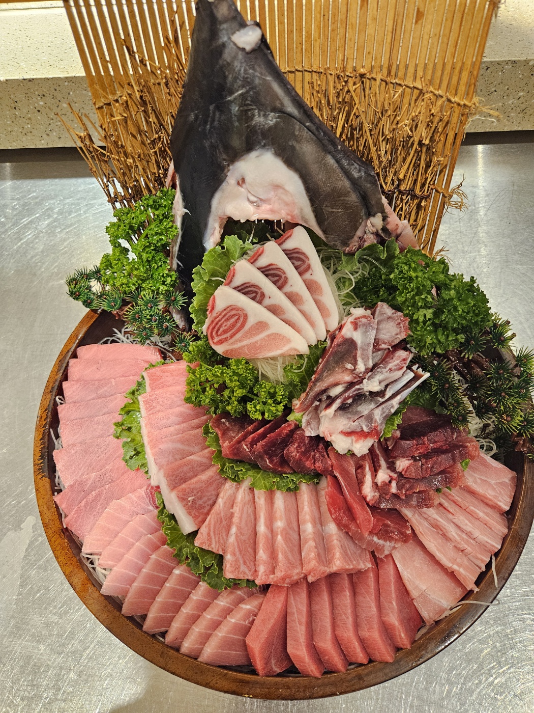 Lee Choonbok Tuna Euljiro generous platters of tuna cuts