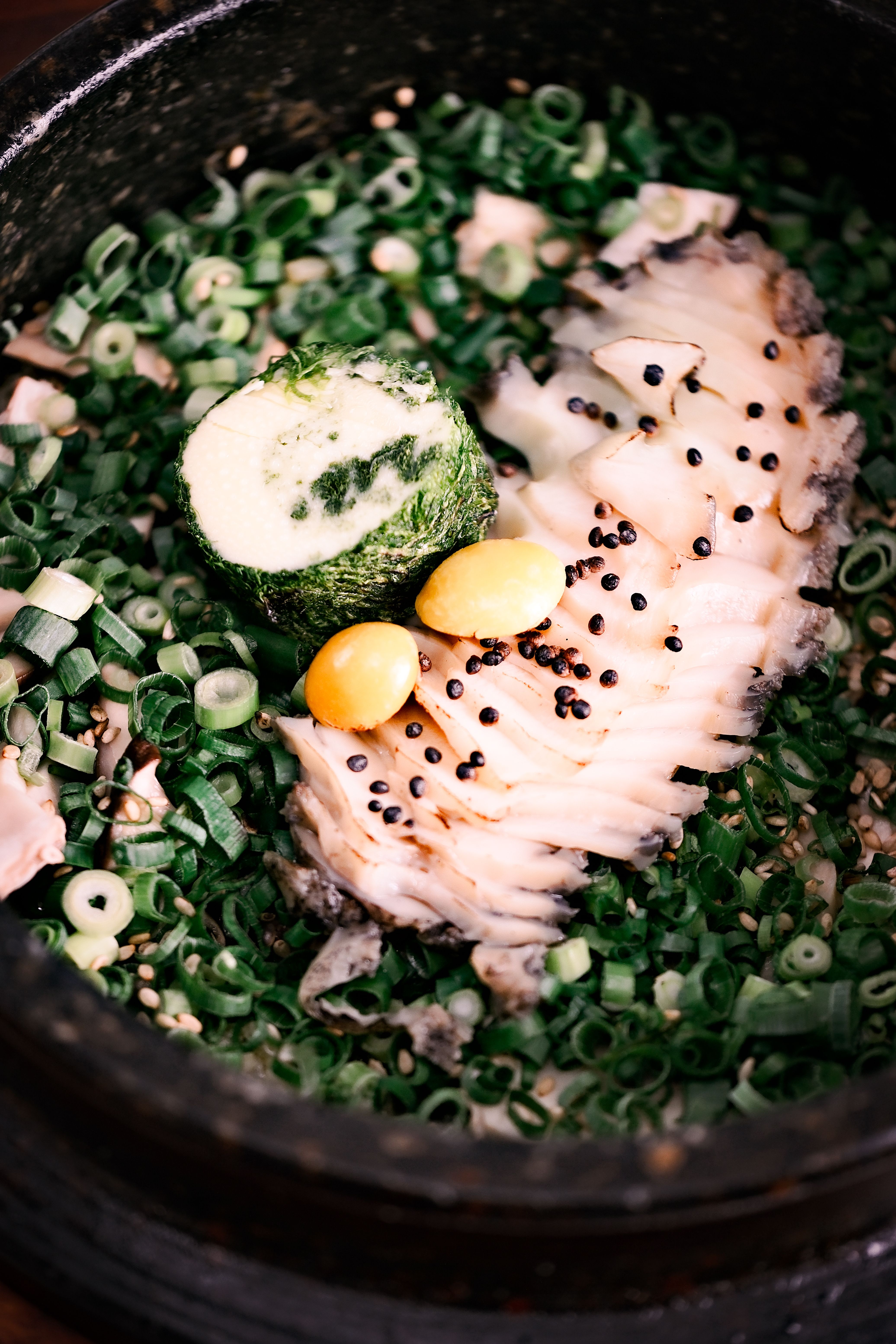Pot-cooked rice course