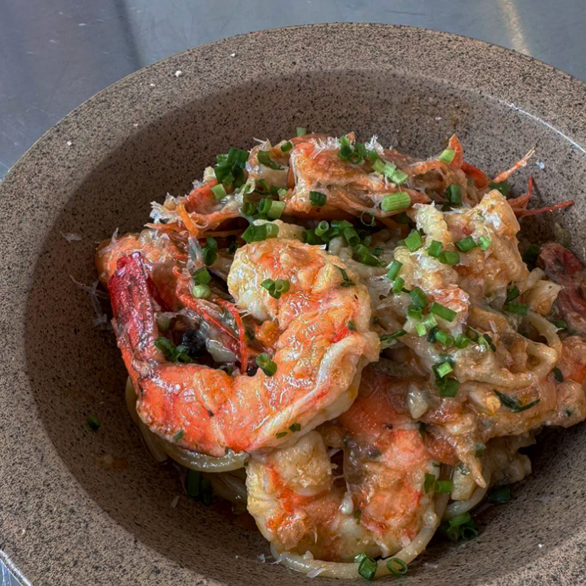 Naksan古城のトレイル近くのThickダイニングバーの皿