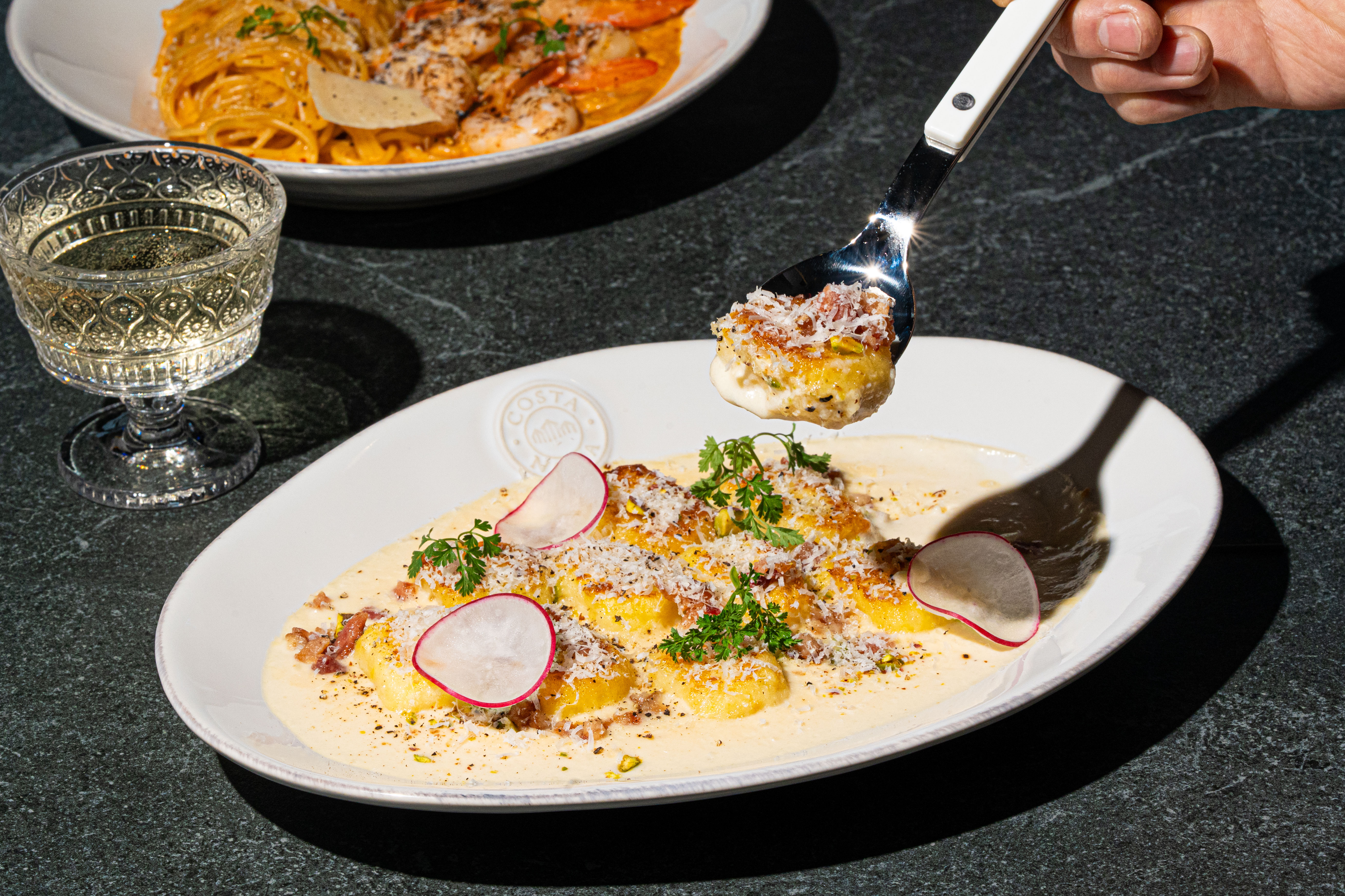 Lucky Us wine-friendly small plates and cozy room