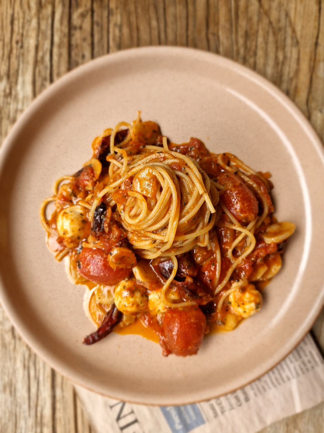 오스테리아 워모잡 판교 빈티지 이탈리안 인테리어와 파스타 및 피자