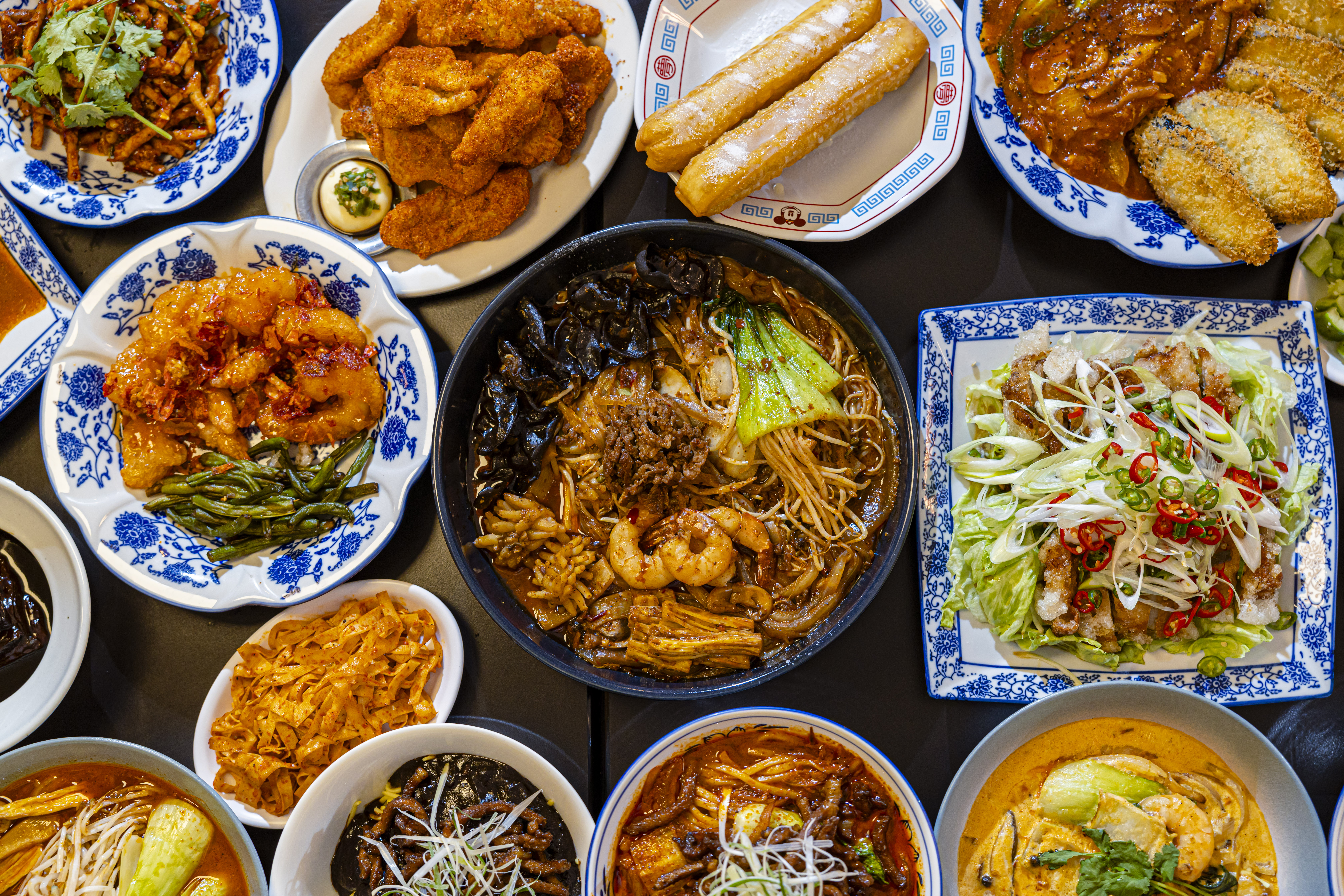 Itaewon Bulggot speakeasy Chinese bunsik bar counter