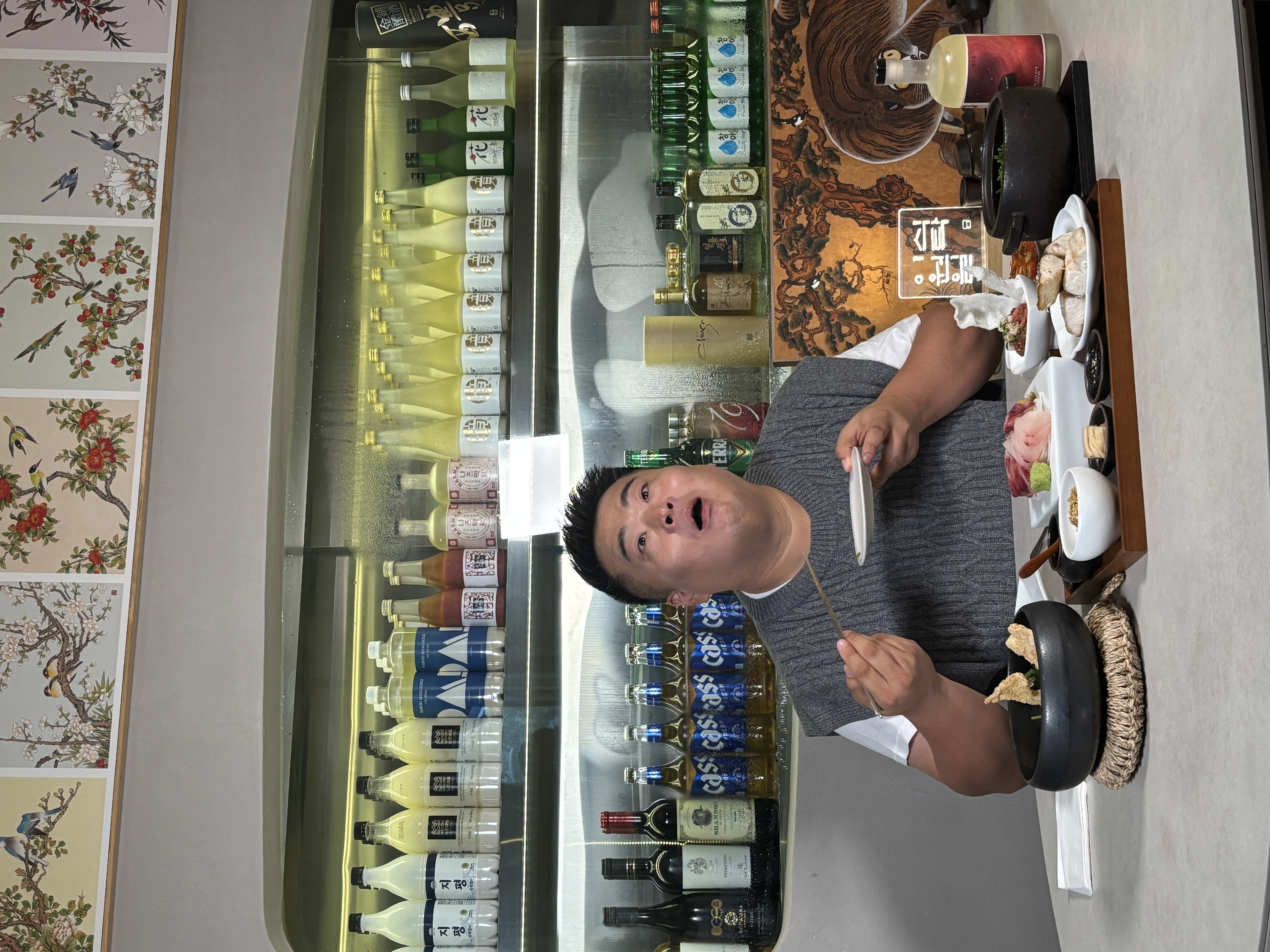 211table Cheongdam traditional liquor pairing table