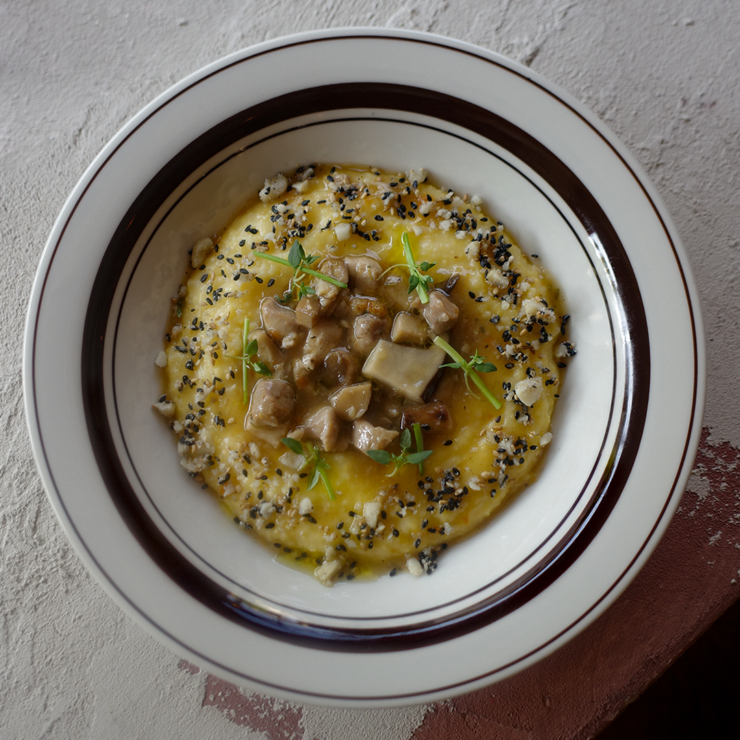Café Tarai handmade polenta and fresh pasta in sunlit room