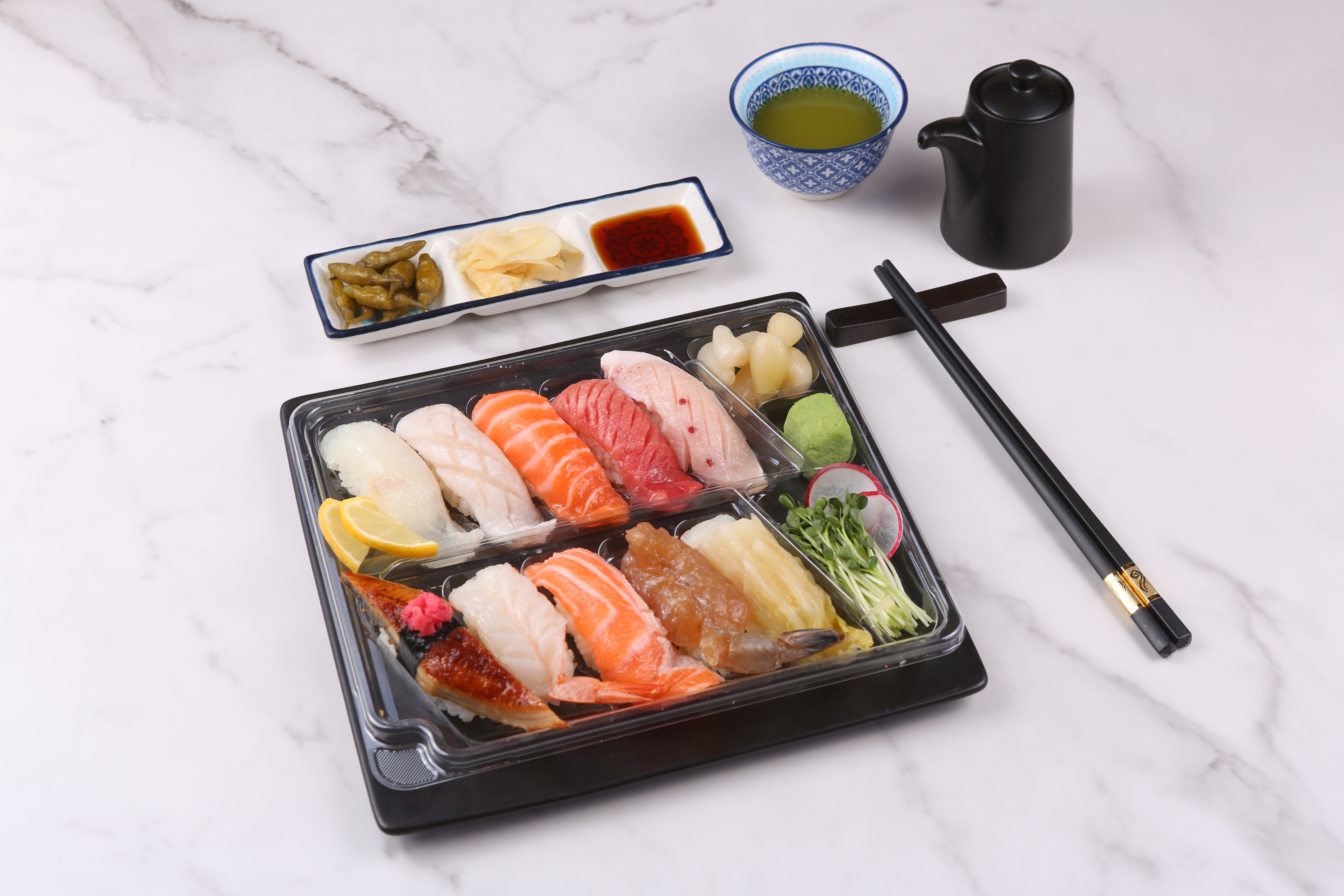 富平市場站附近豐富多樣的壽司