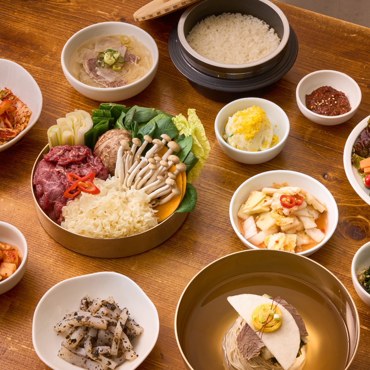 서관면옥 명동的冰涼冷麵配切片牛肉