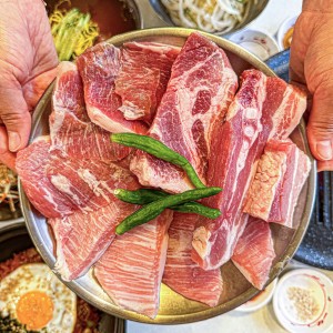 Hangjungsai Yeongdeungpoのハンジョンサル盛り合わせ