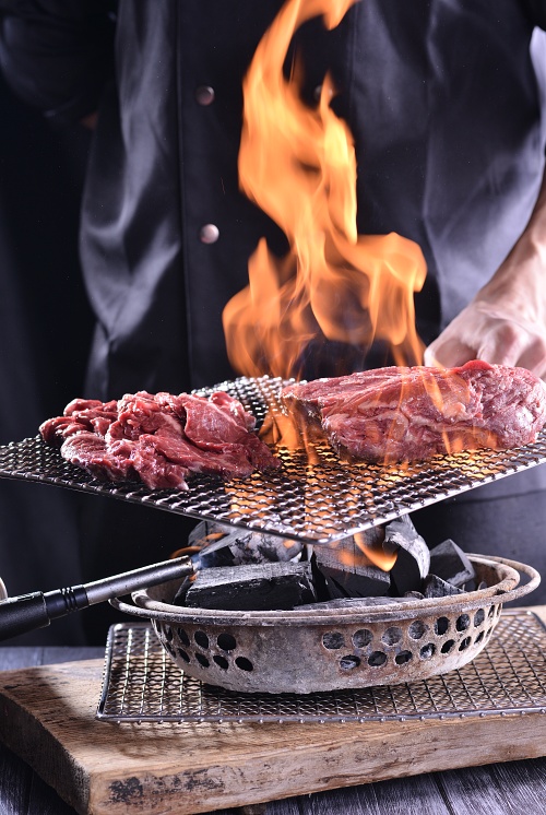 Banpo Galbi assorted Hanwoo platter and bone broth ramen