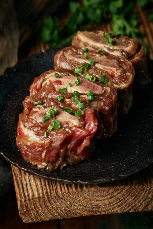 Sodeul Jungja charcoal galbi and spicy bibim naengmyeon