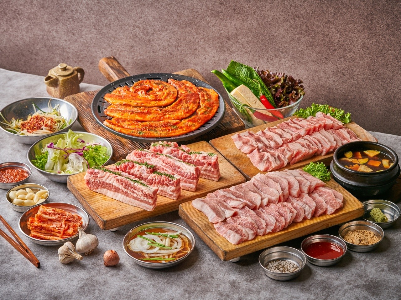 Dojeok 薄切五花肉脆边