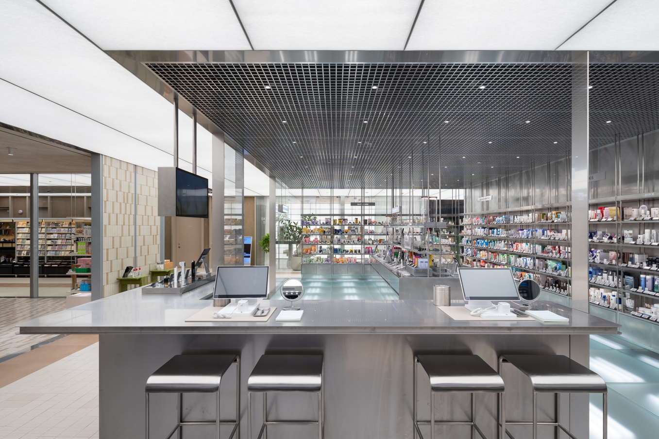 Olive Young N城东区护肤咨询快闪店室内