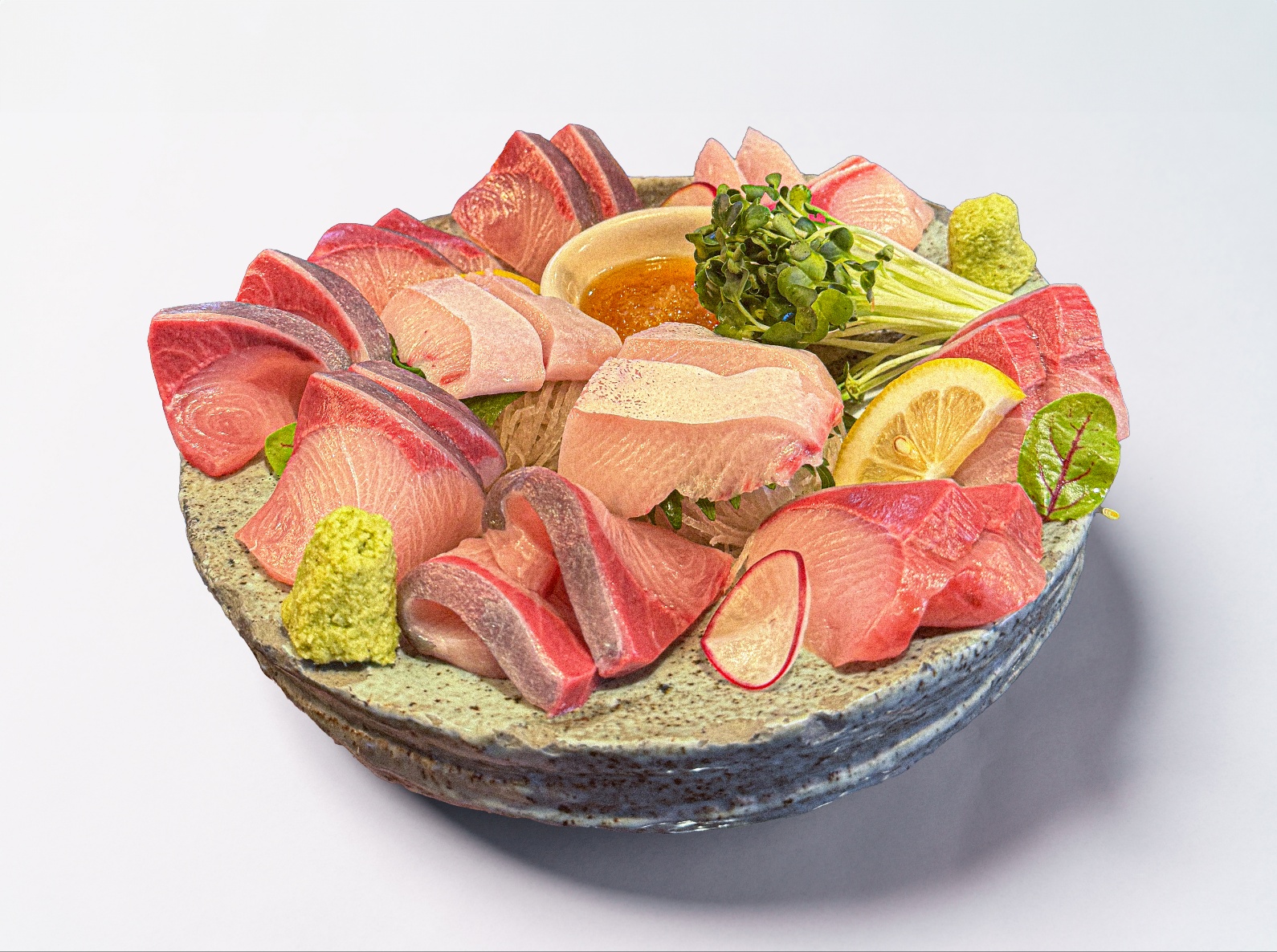 Oldtown Hongdae aged sashimi array with vinegared rice