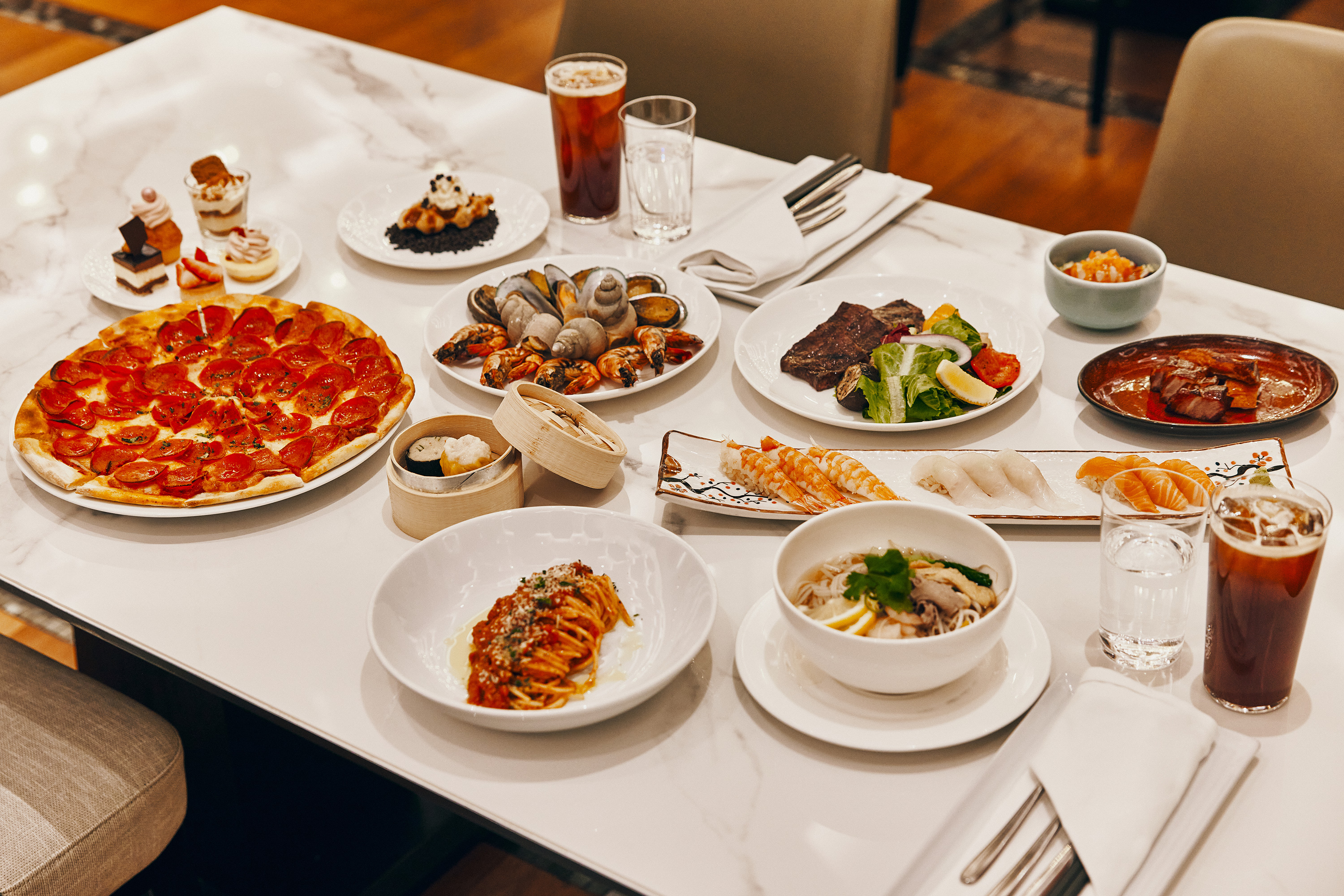 Grand Kitchen自助烧烤及海鲜区