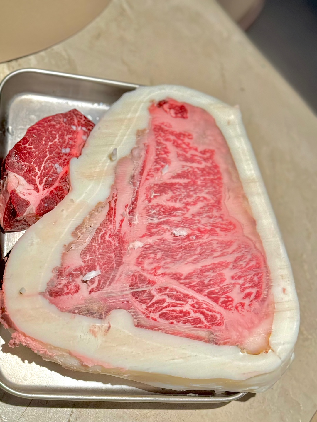 Elpic wood-grilled aged steak in Cheongdam