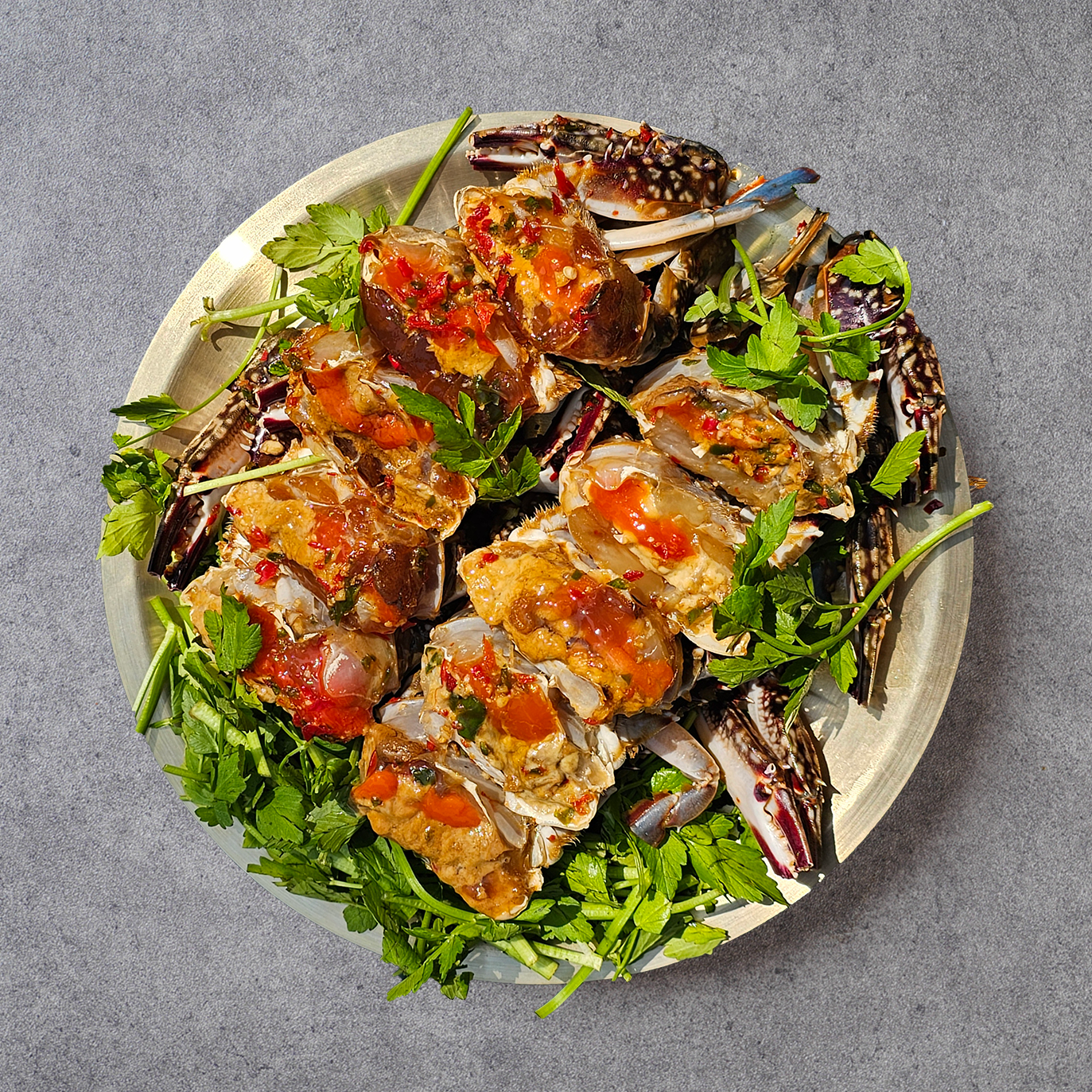 新沙の옥게장 ミナリと共に味わう醤油漬けカニとご飯