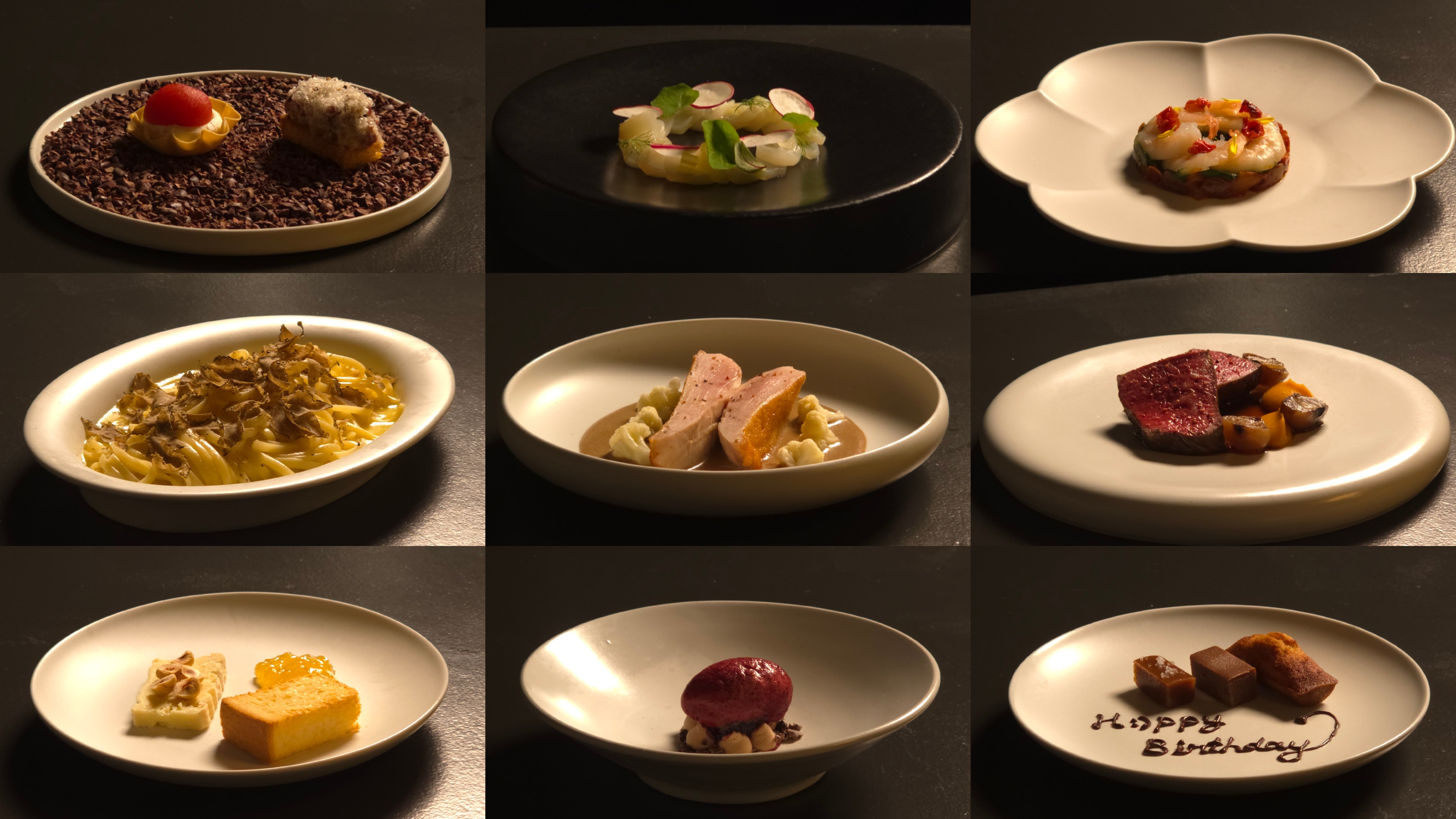 レ ブルジョア　カロスキルのワインバー、料理とグラス