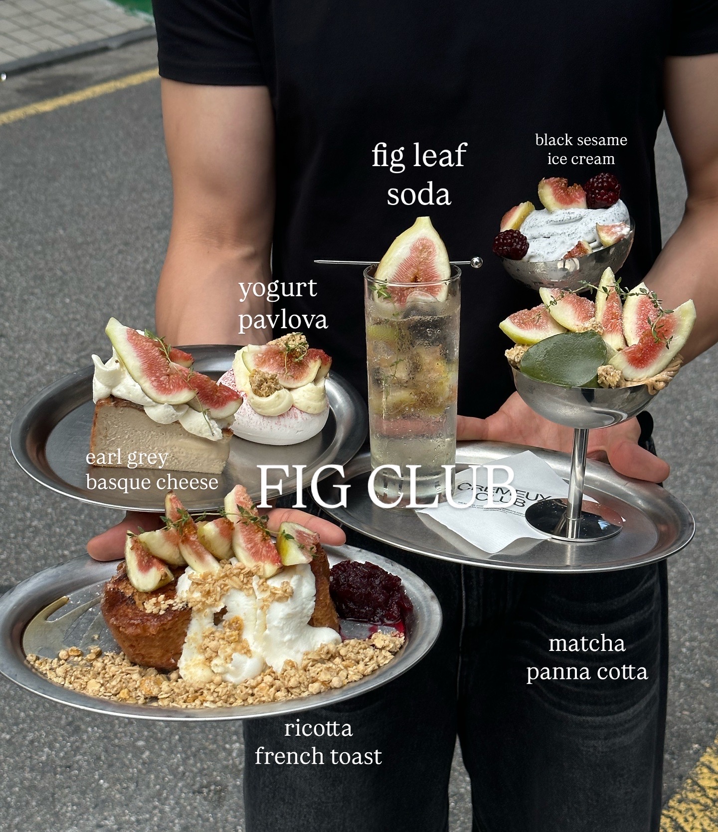 Crémeux Club厚法式吐司與綿密起司蛋糕