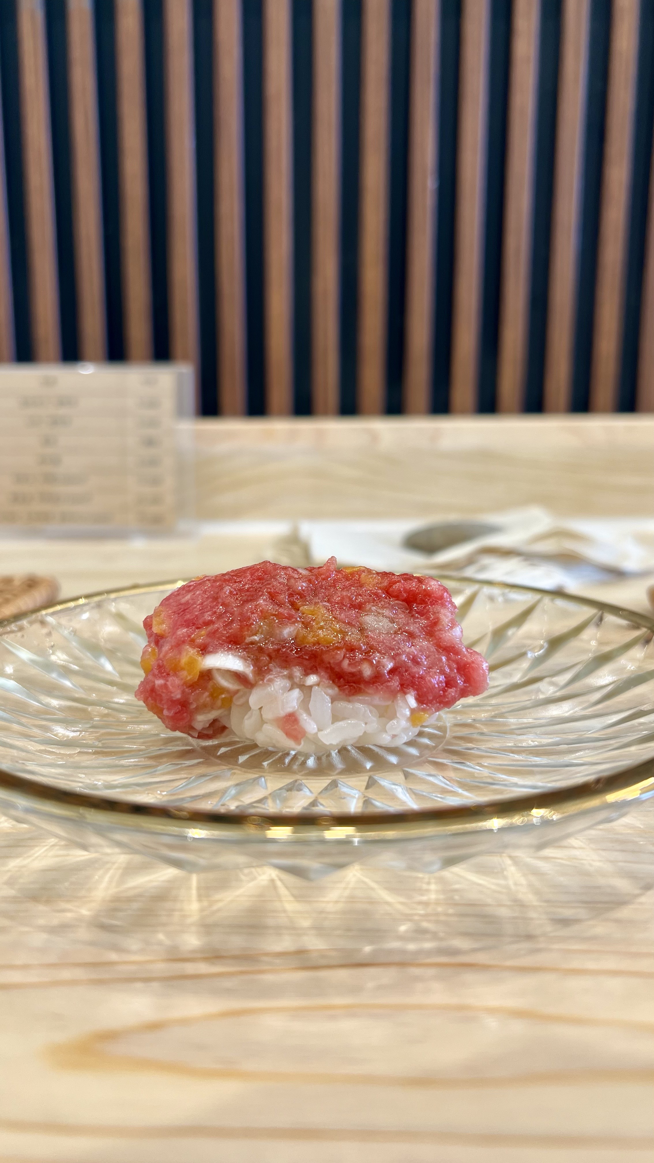 Sushi Nee one-chef omakase counter near Daesin Park