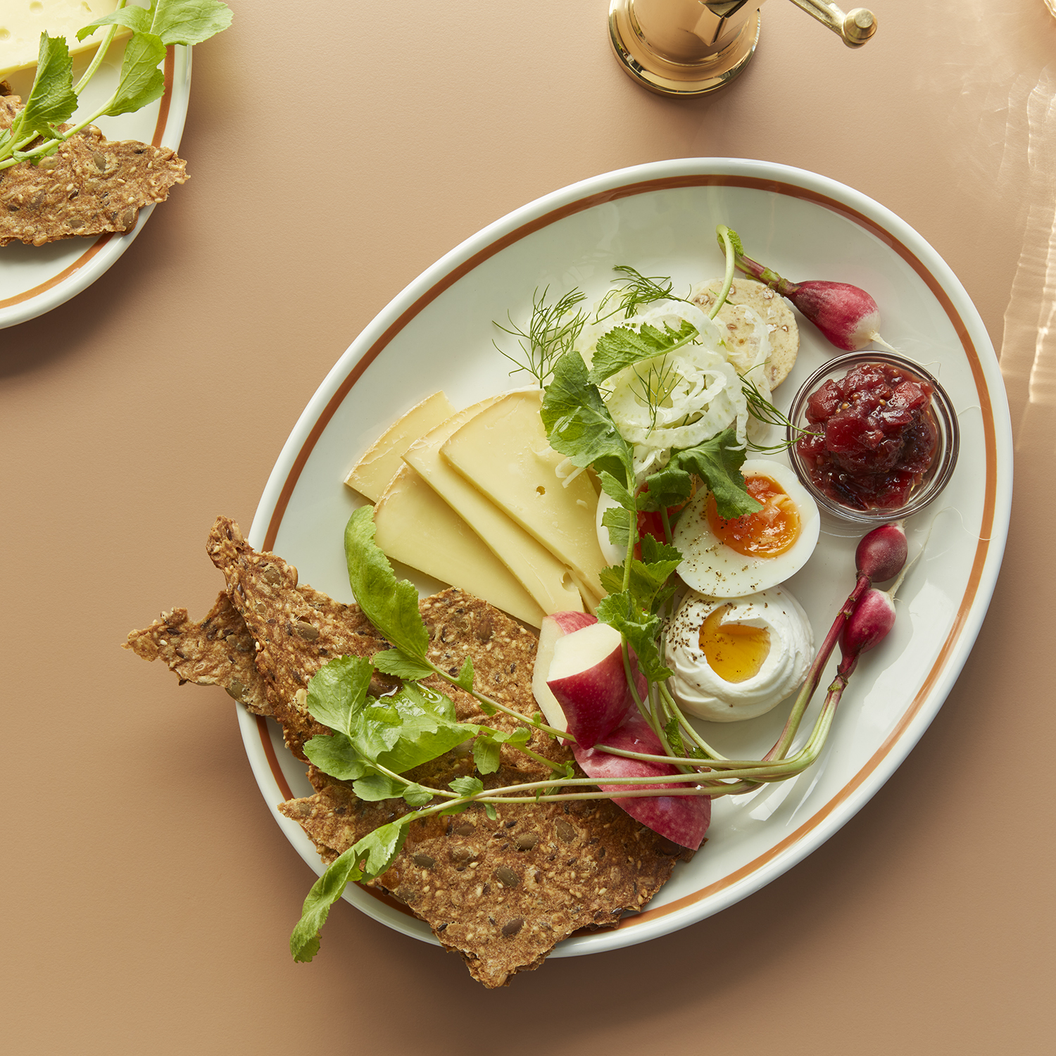 bills Jamsilのパンケーキとシュリンプアルグラパスタ