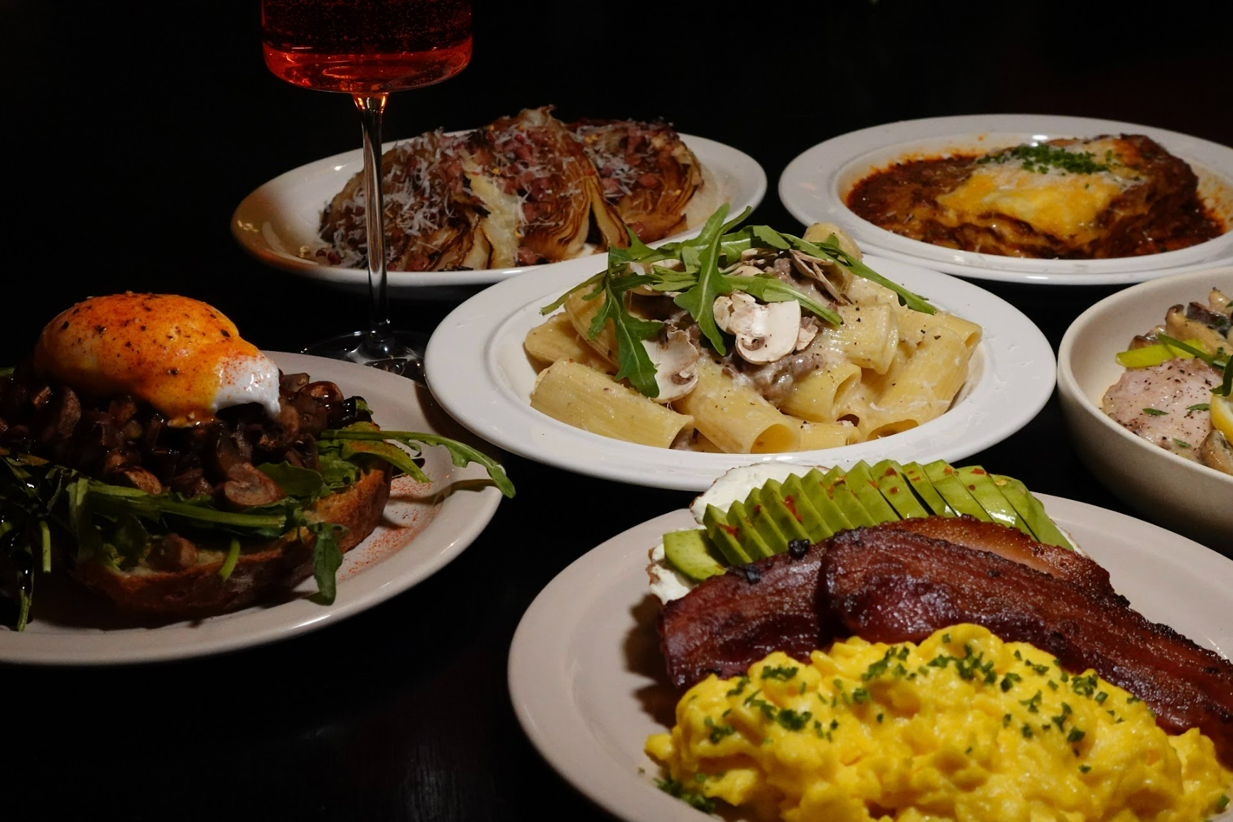 Sentinel Sinsa wine-lit dining bar with steak and desserts