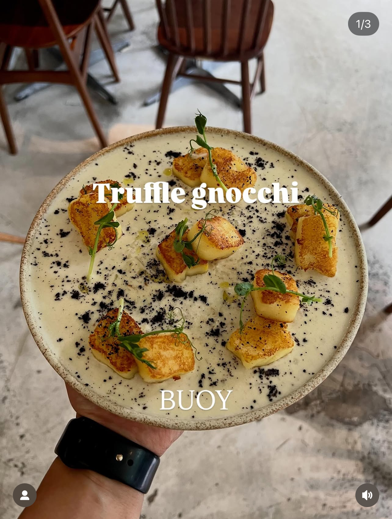 BUOY Seongsu rooftop Mediterranean bistro at sunset