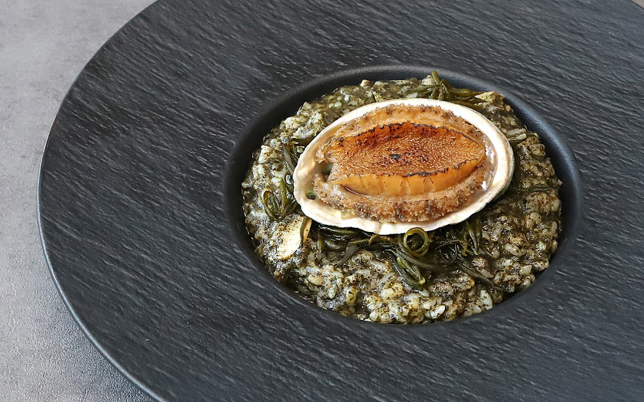 Wando abalone risotto