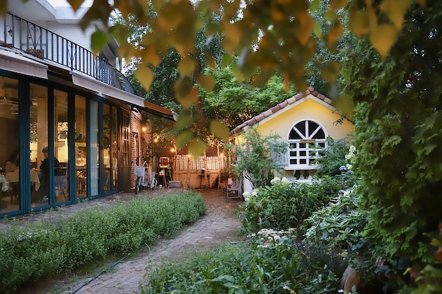 Garden poete 大理石花紋牛肋排約會餐盤