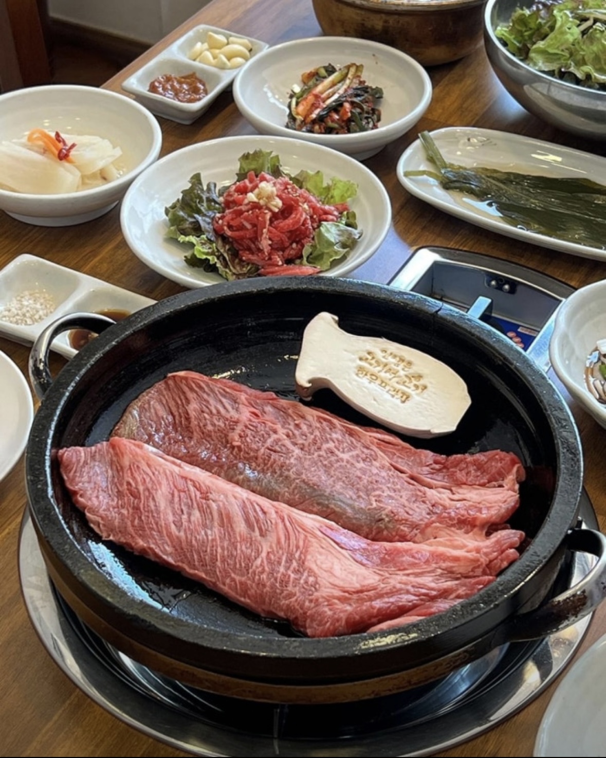 Value Hanwoo sirloin sets at The Geonganghan Hanwoo Plaza