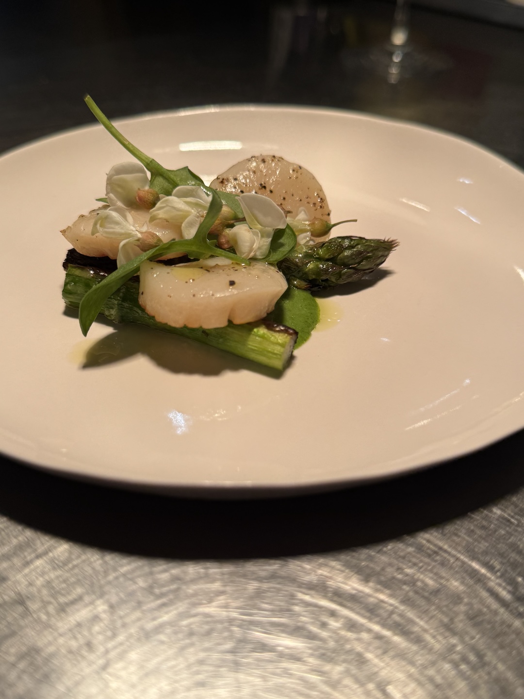 Attra modern course dining with seasonal plates