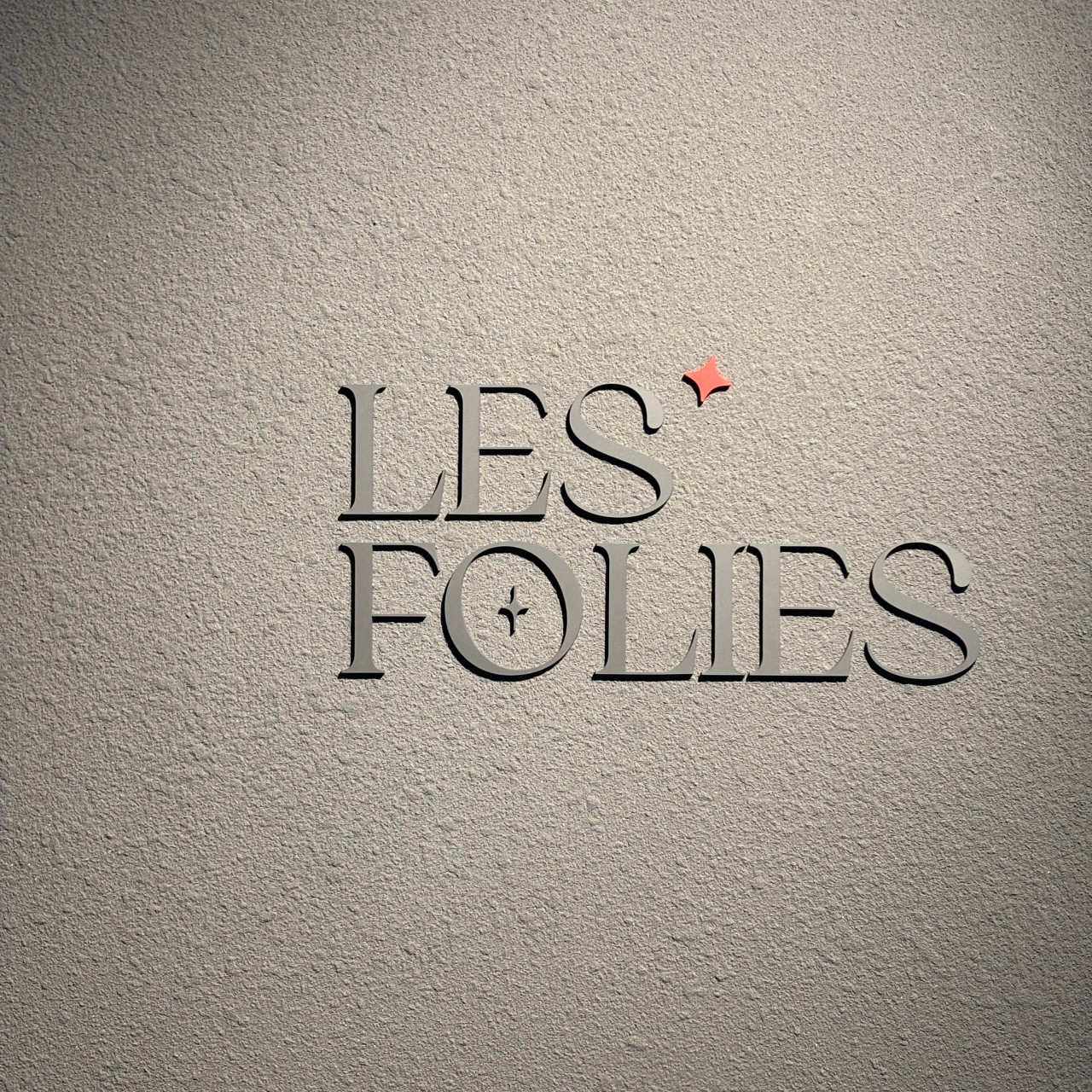 Les Folies stylish yet warm dining bar plating and wine
