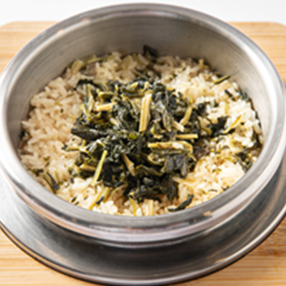Jeju Rapeseed-green Pot Rice