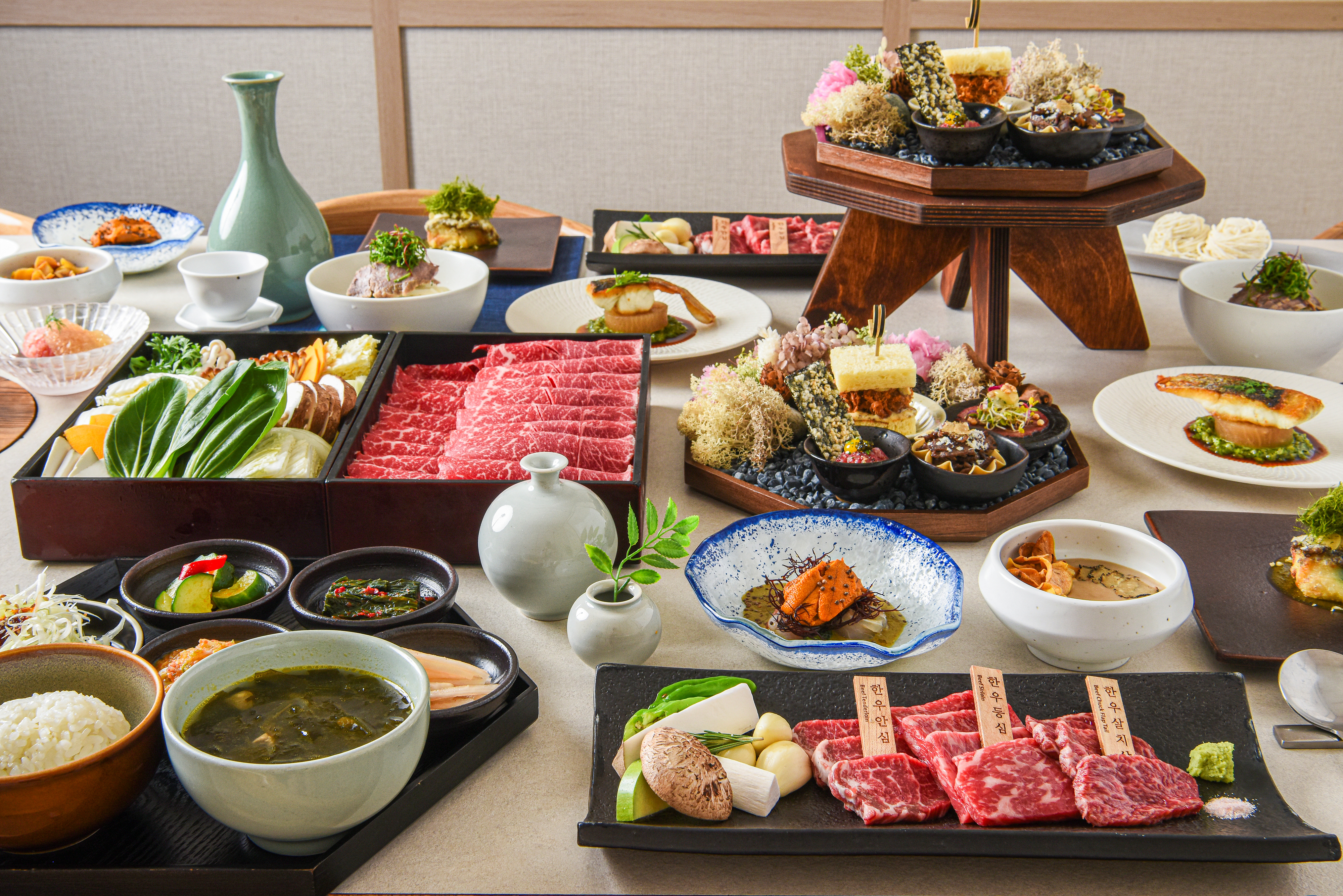 MODOWOO三星店的私密韓牛套餐