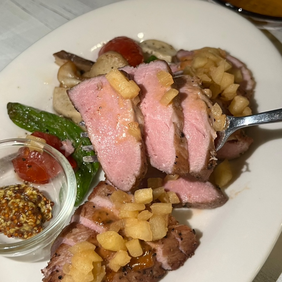 Deeper than Wine dim-lit bar with fusion plates and wine